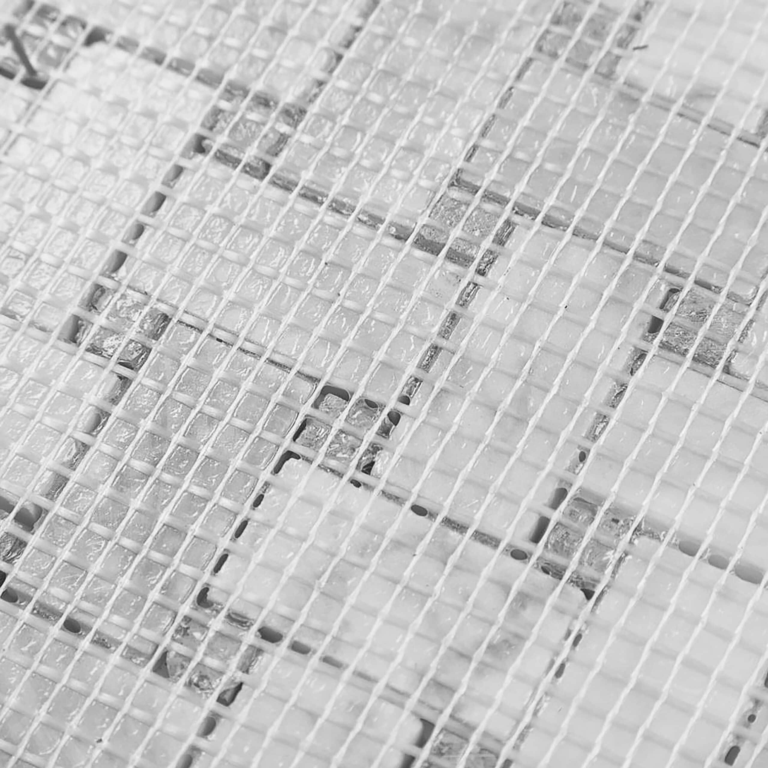 Carrara Basketweave Grey Polished Marble, part of Carrara Series