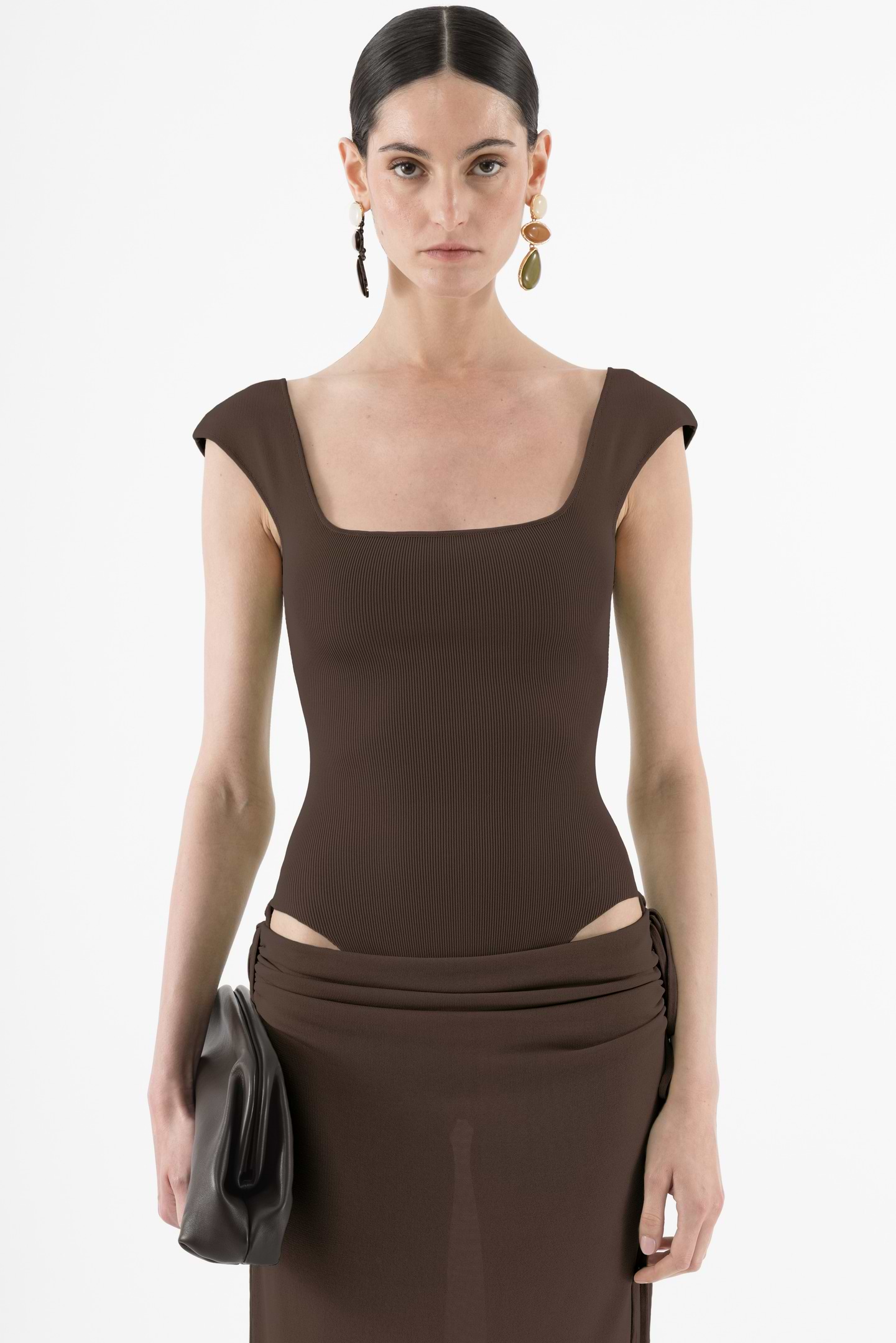 Draped Cut Out Dress