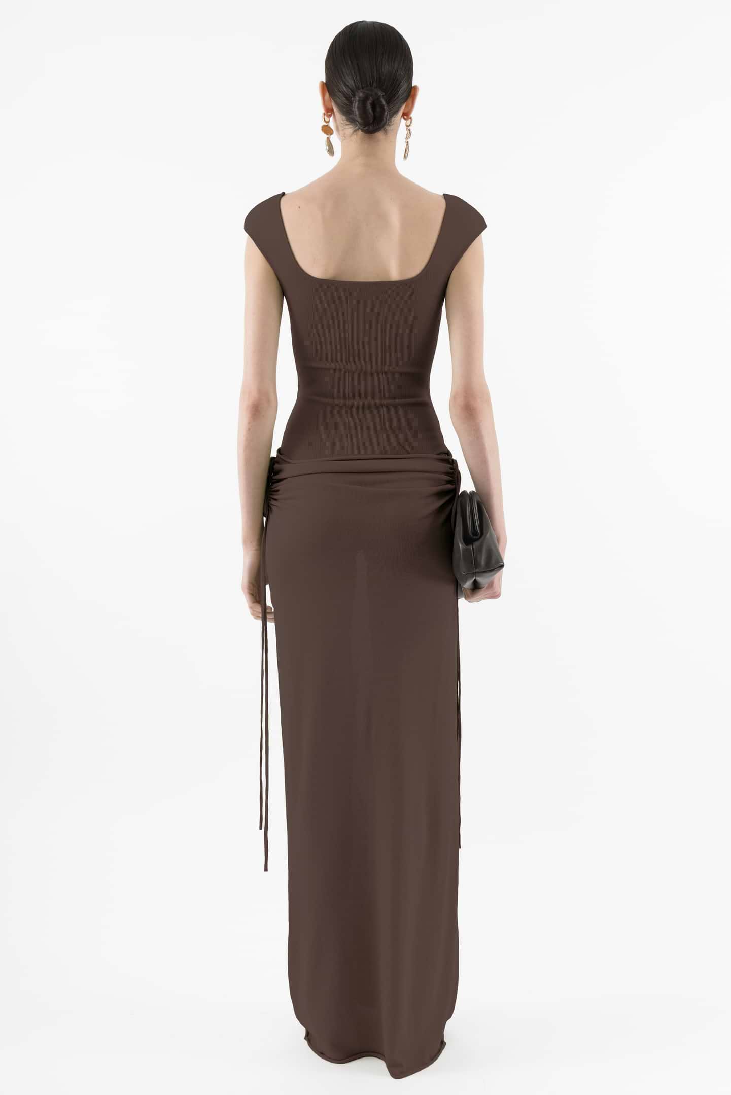 Draped Cut Out Dress