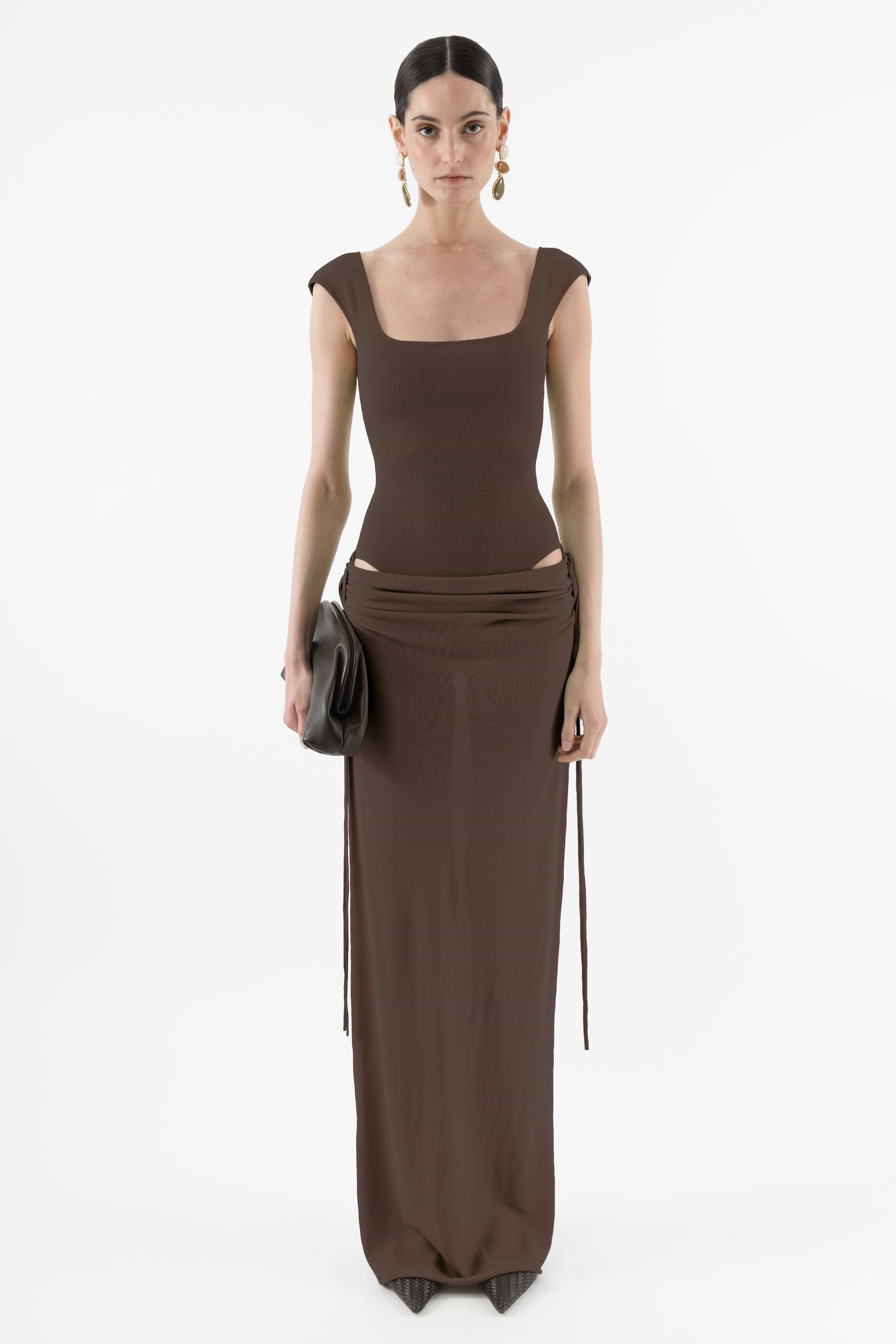 Draped Cut Out Dress