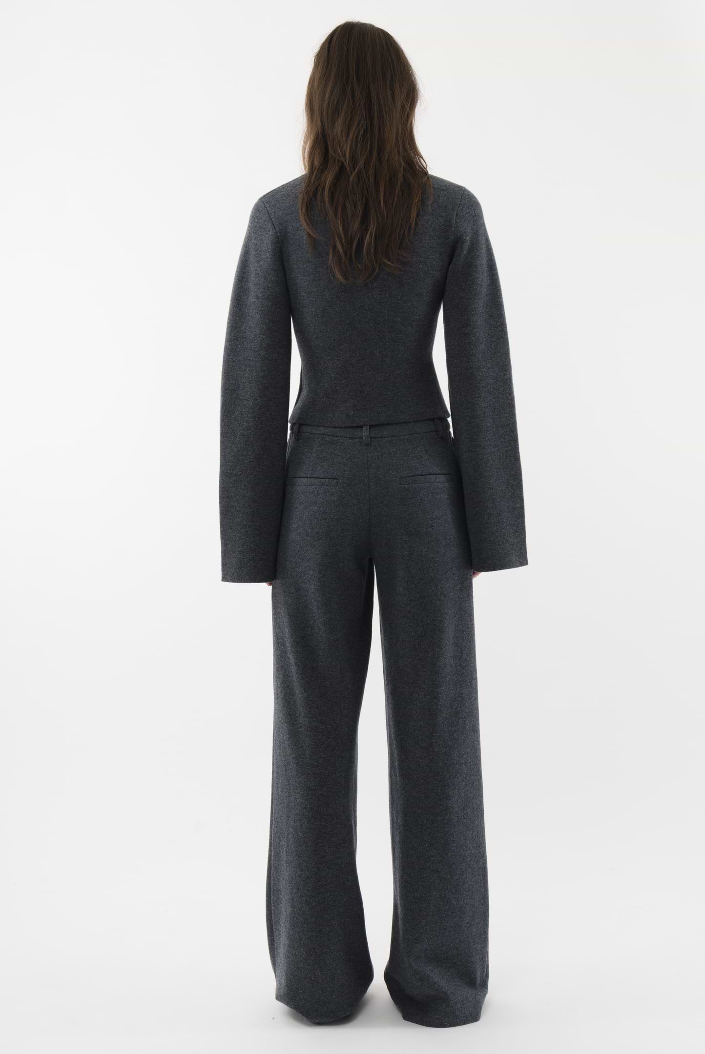 Knitted Peplum Turtleneck - Arakii