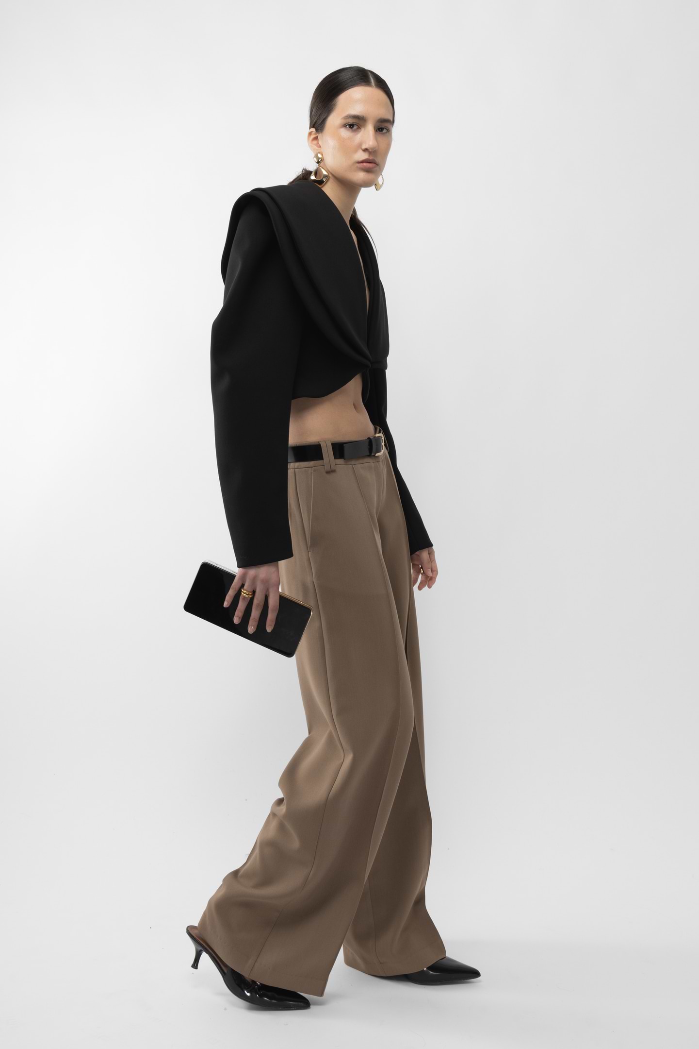 新品✨ Theory 24SS TAILOR CLEAN BLAZER ブラック Black Calvary Twill Structured Blazer - Black Calvary Twill