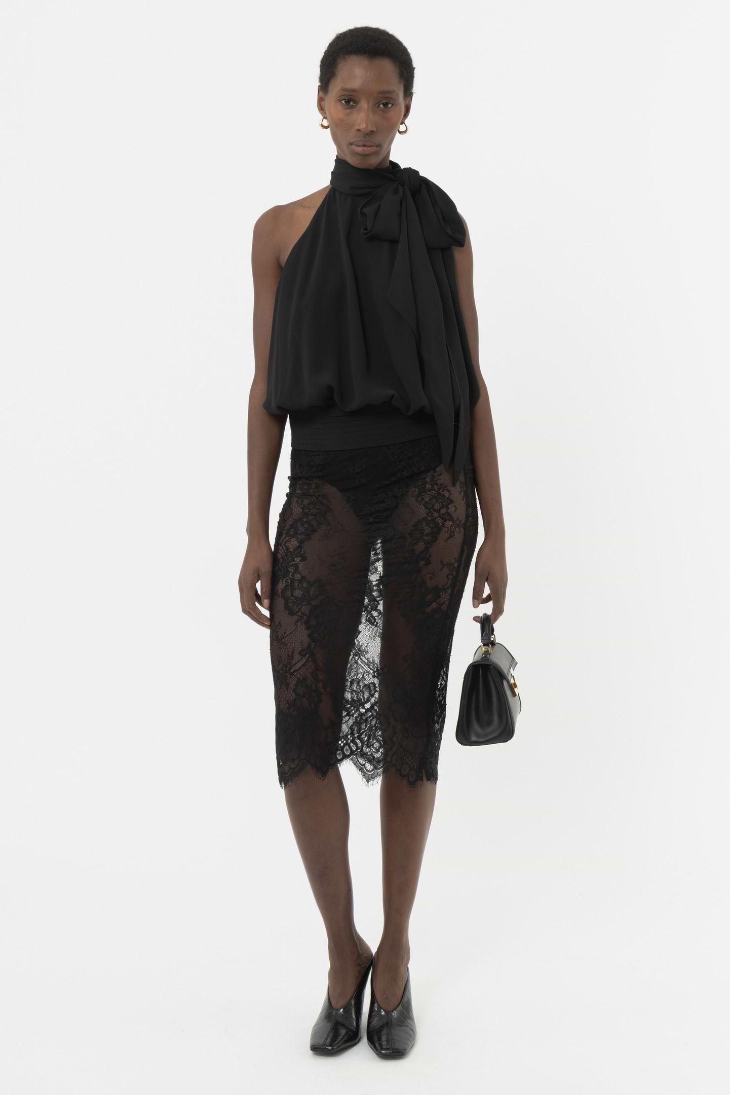 Lace Midi Skirt