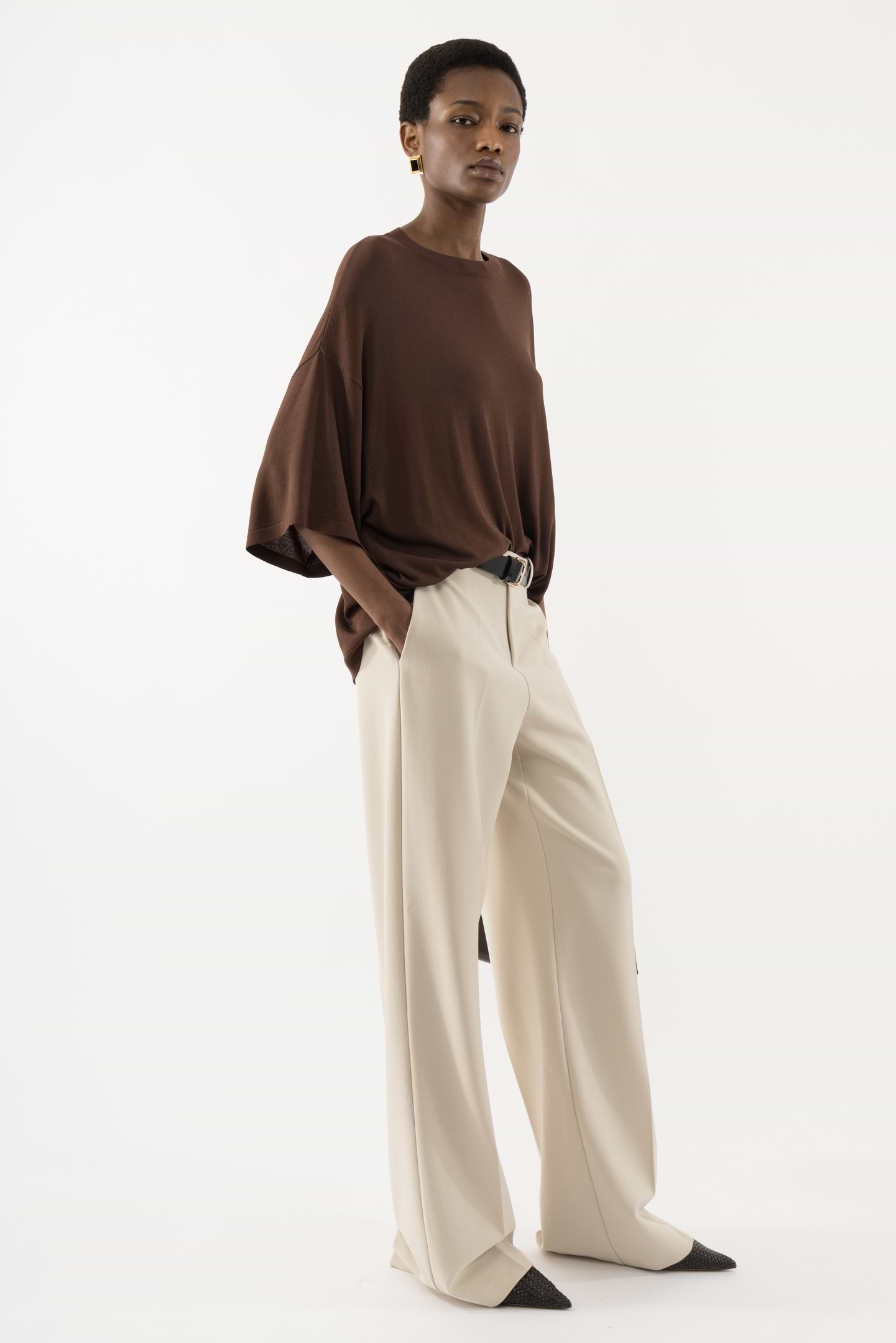 トップス ARAKI 24AW INHERITED layered long shirt Draped Long Sleeve Shirt - Arakii