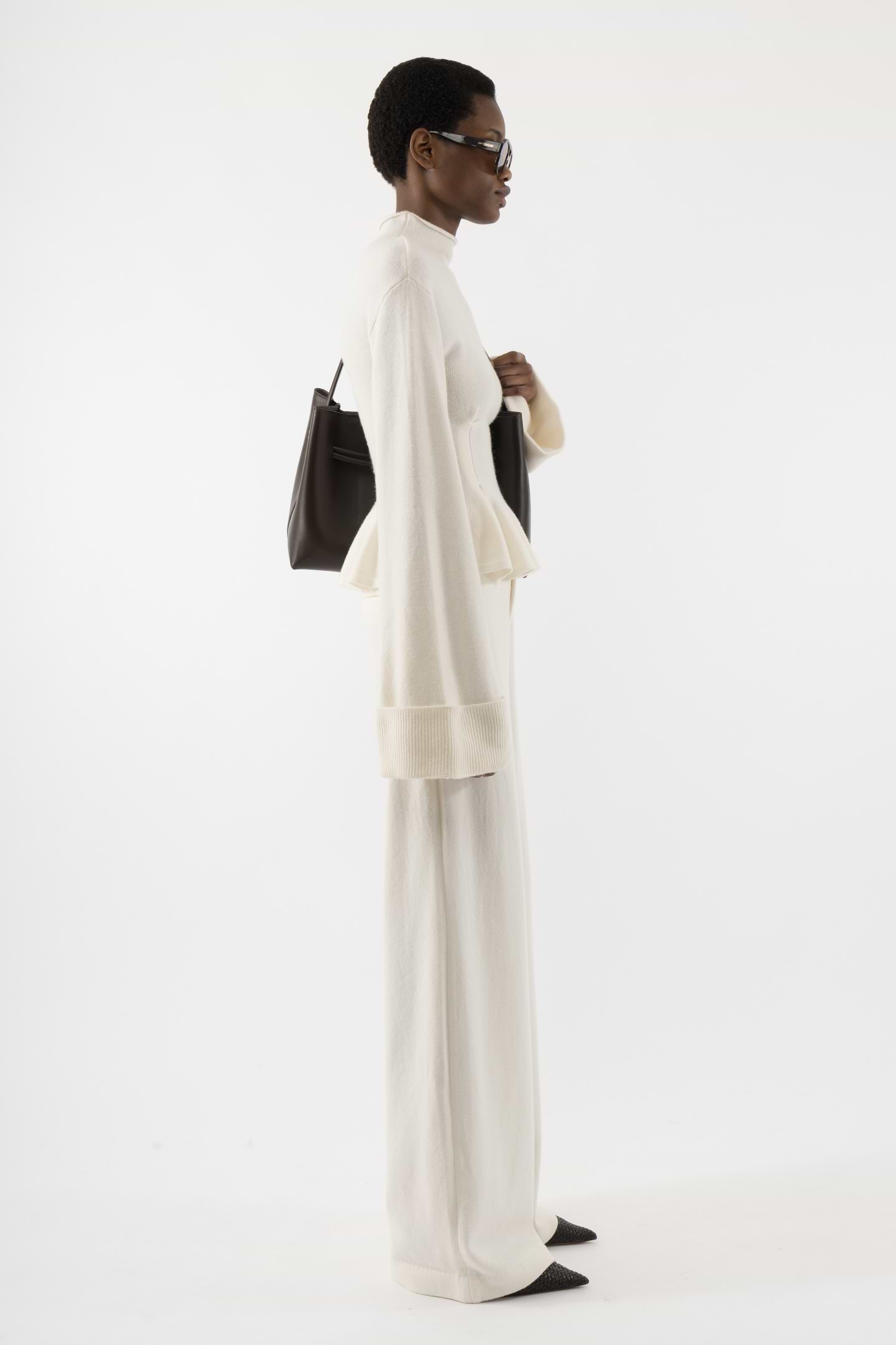 【値下げ中】fetico KNIT PEPLUM SWEATER size3 fetico KNIT PEPLUM SWEATER - メルカリ