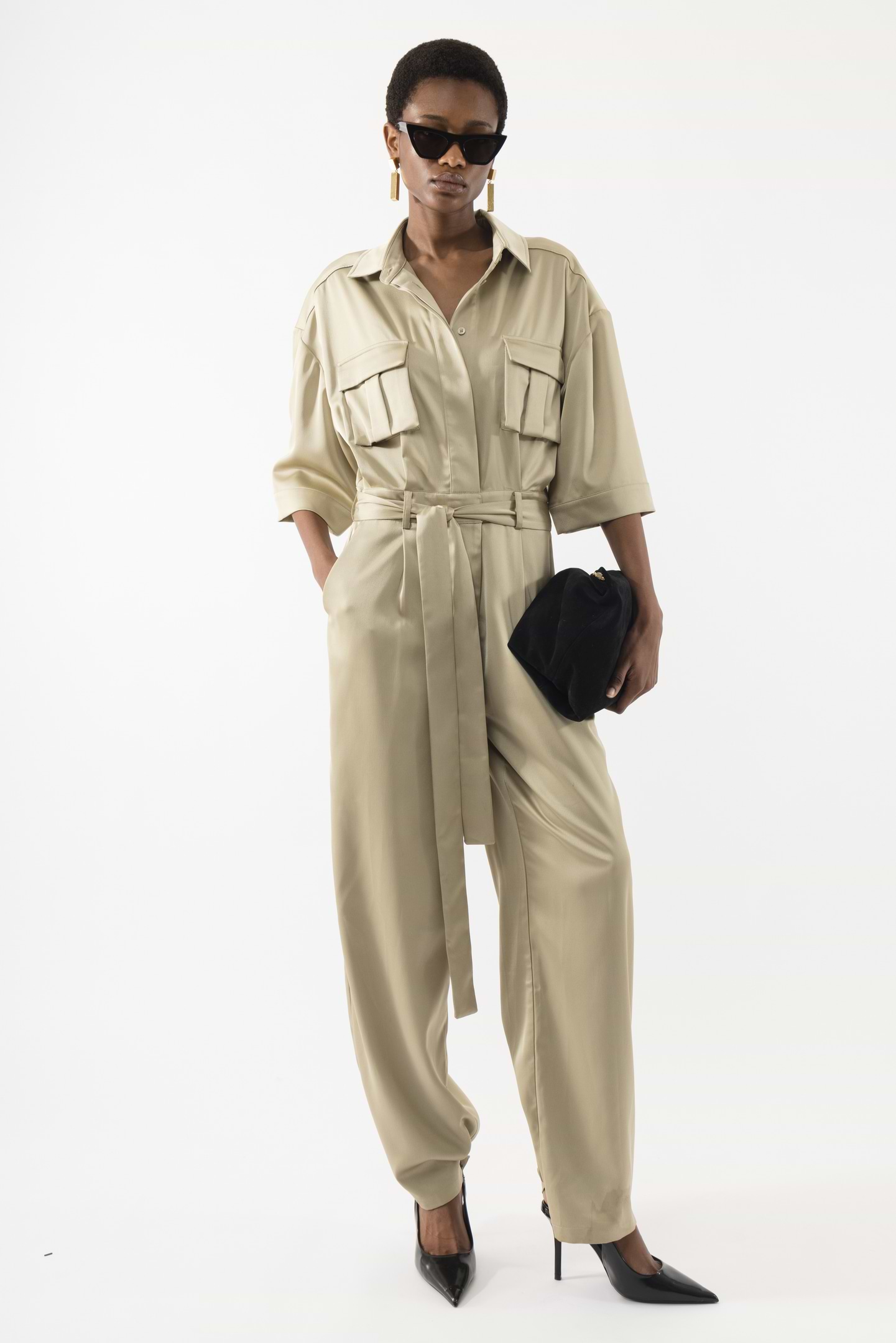 パンツ stein jumpsuit short sleeve Short Sleeve Jumpsuit, Jumpsuit - Arakii
