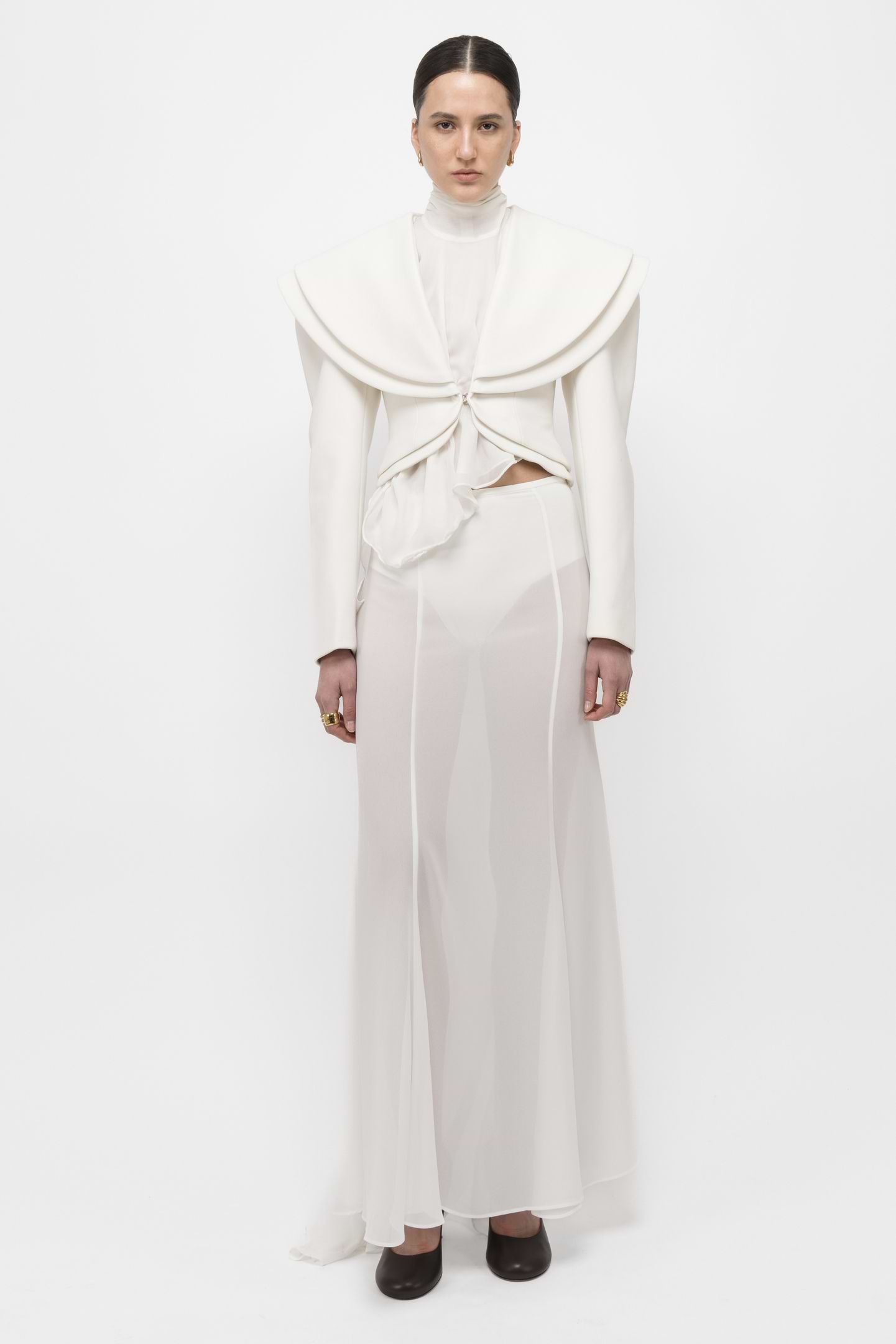 Sheer Maxi Skirt - Arakii