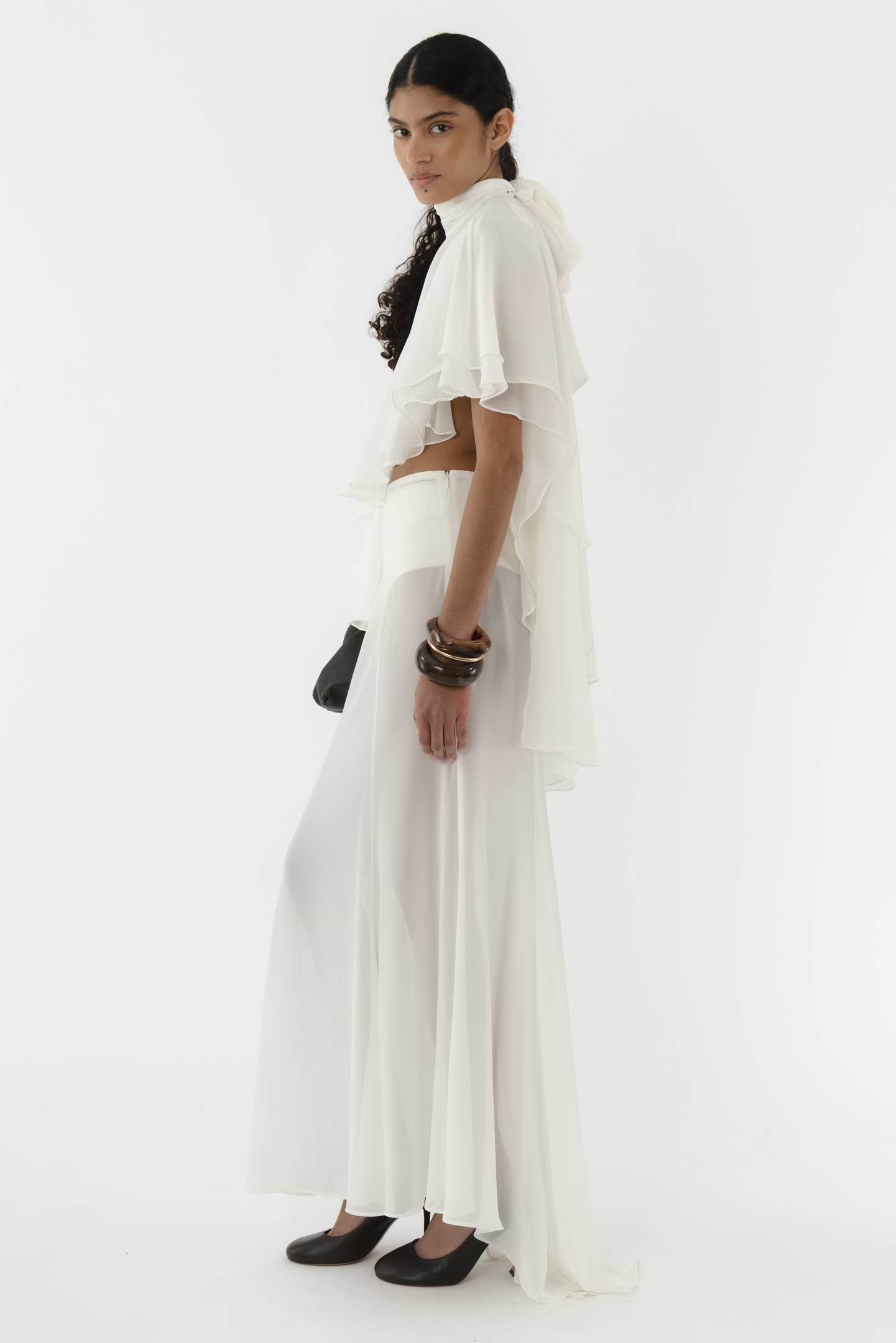 完売品 L'Appartement Sheer Maxi Skirt Sheer Maxi Skirt - Arakii