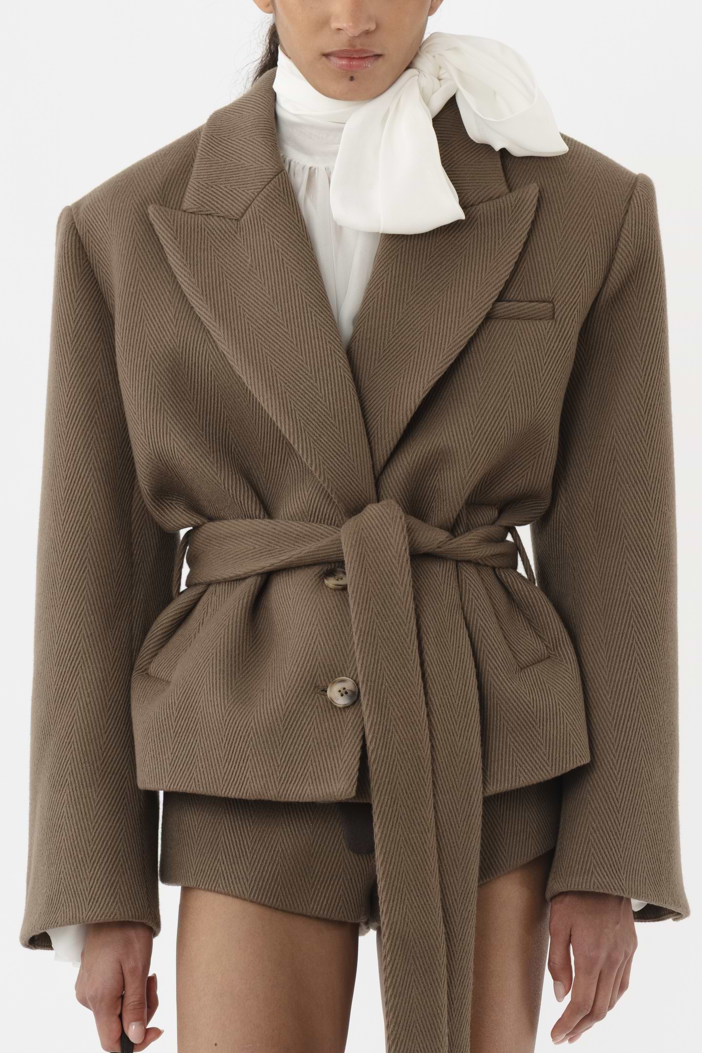 Boxy Belt Jacket