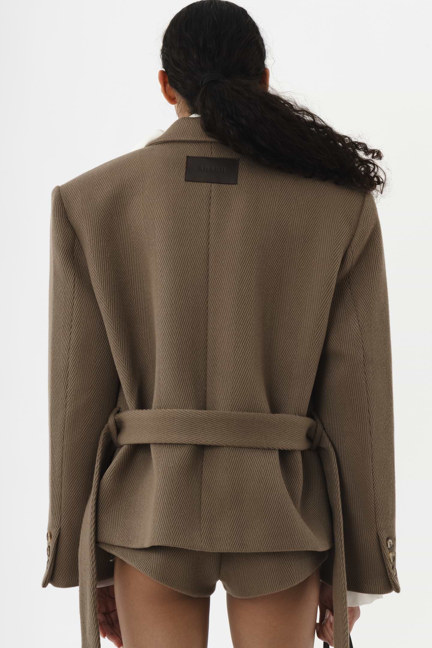 Boxy Belt Jacket