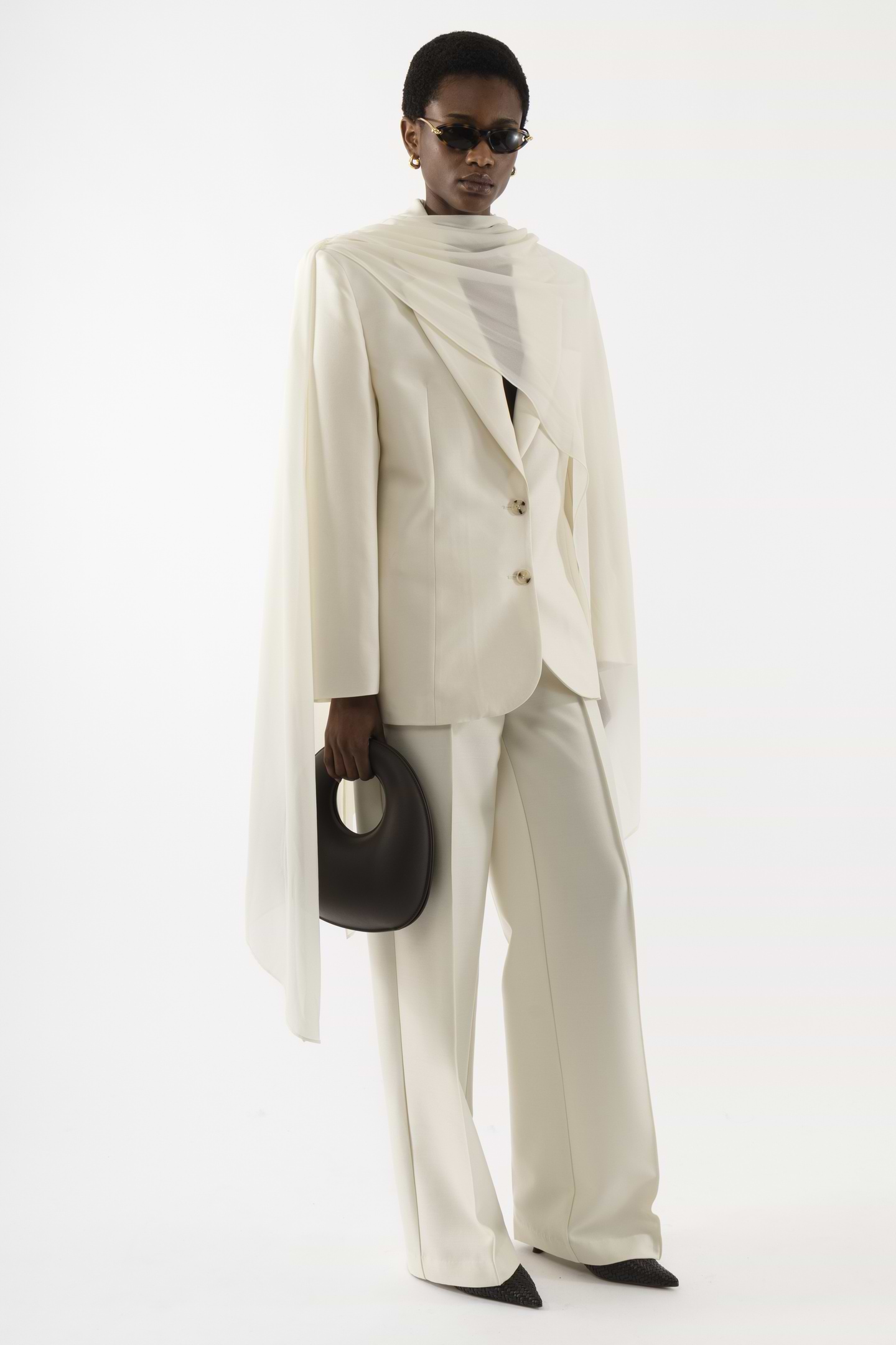 Oversized Silk Blazer