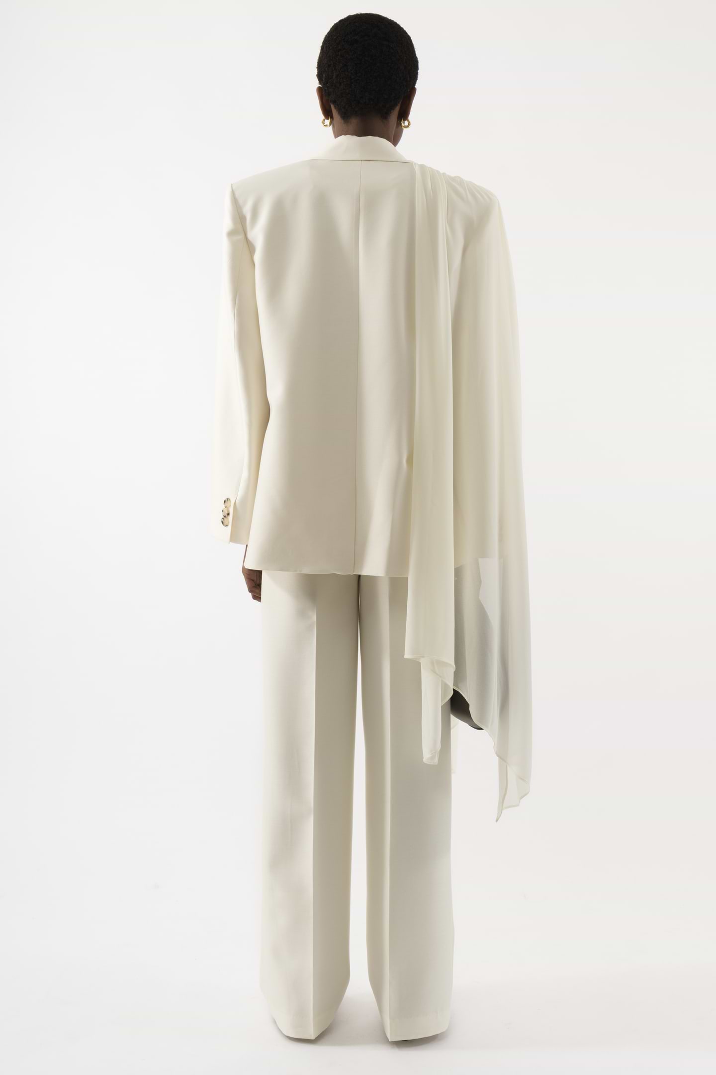 Oversized Silk Blazer