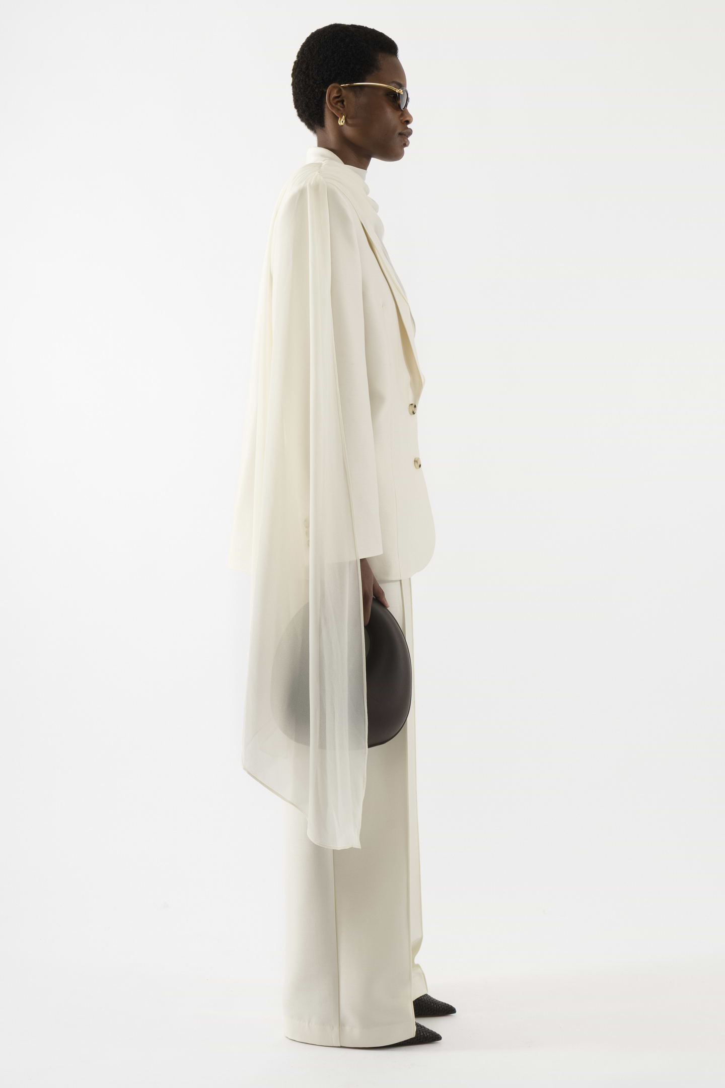 Oversized Silk Blazer