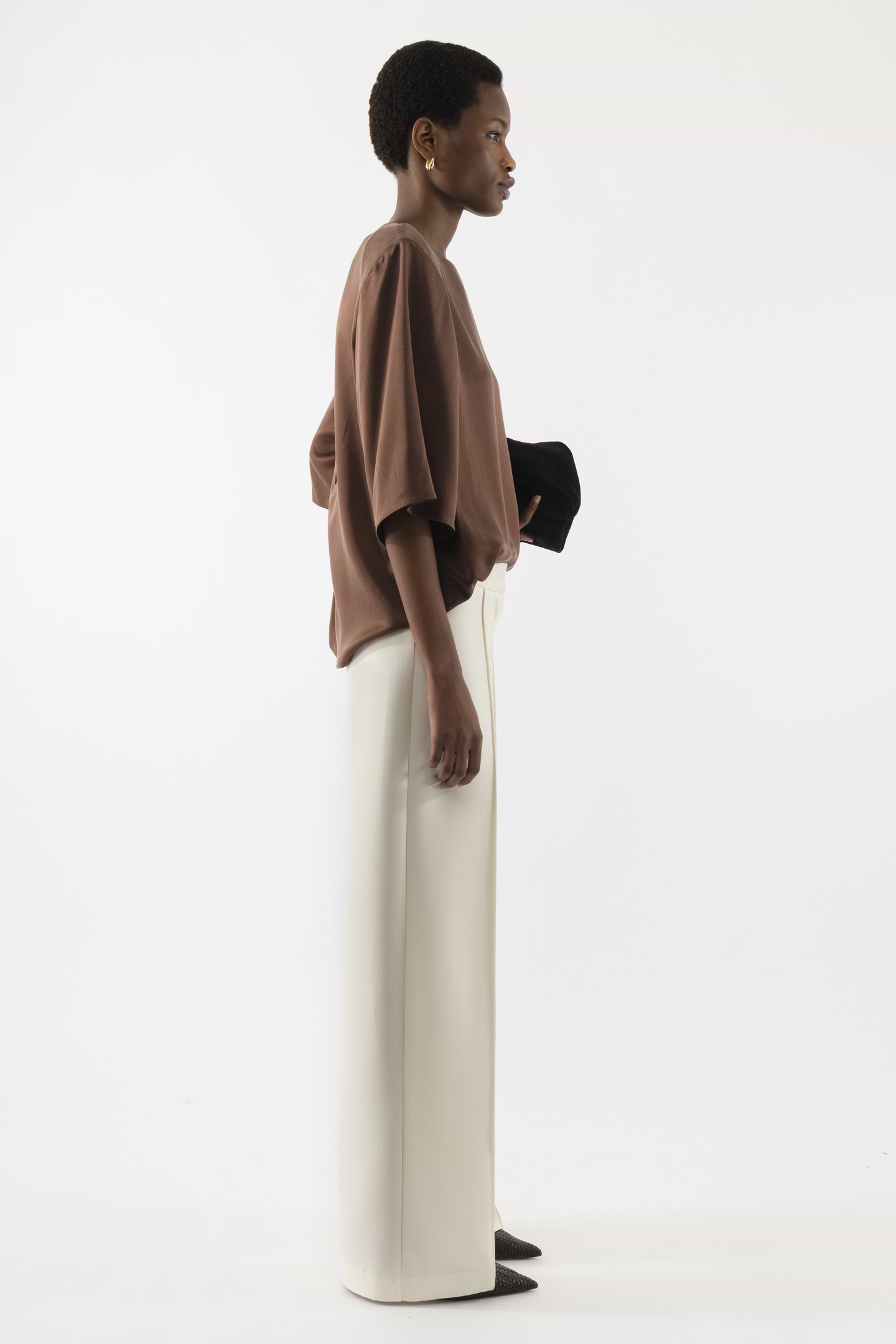 Low Waist Silk Pant