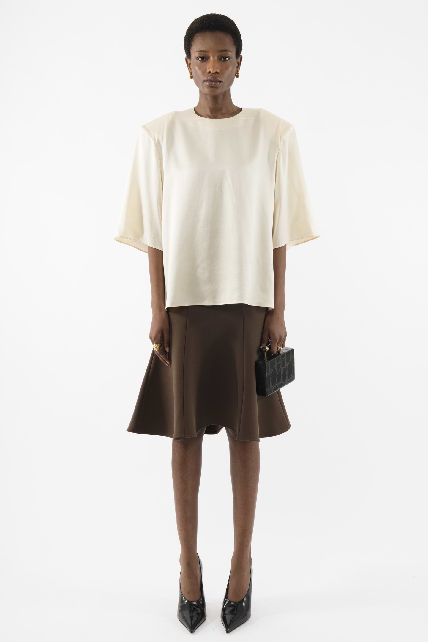 Asymmetrical Lace Skirt - Arakii