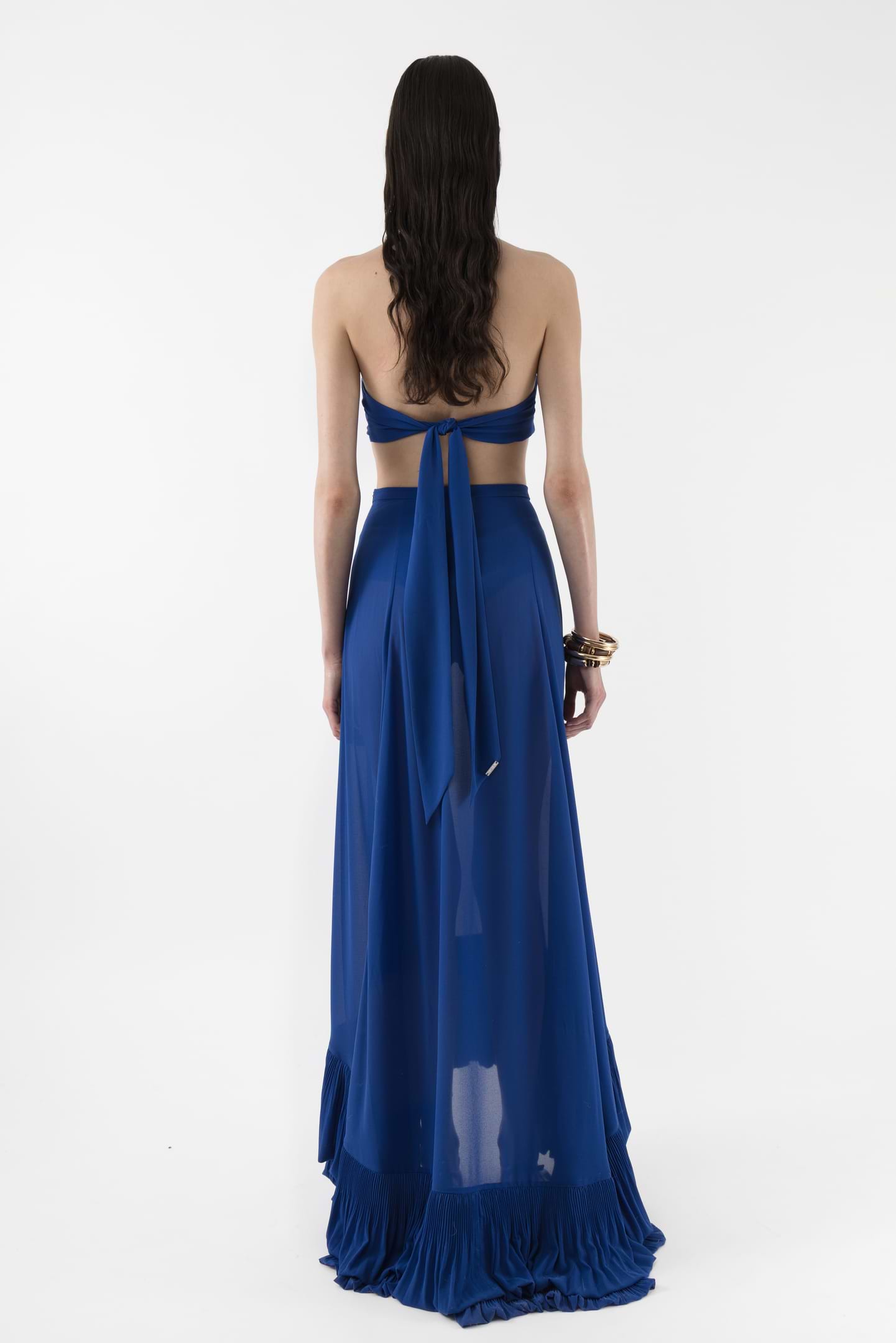 Ruffle Maxi Skirt