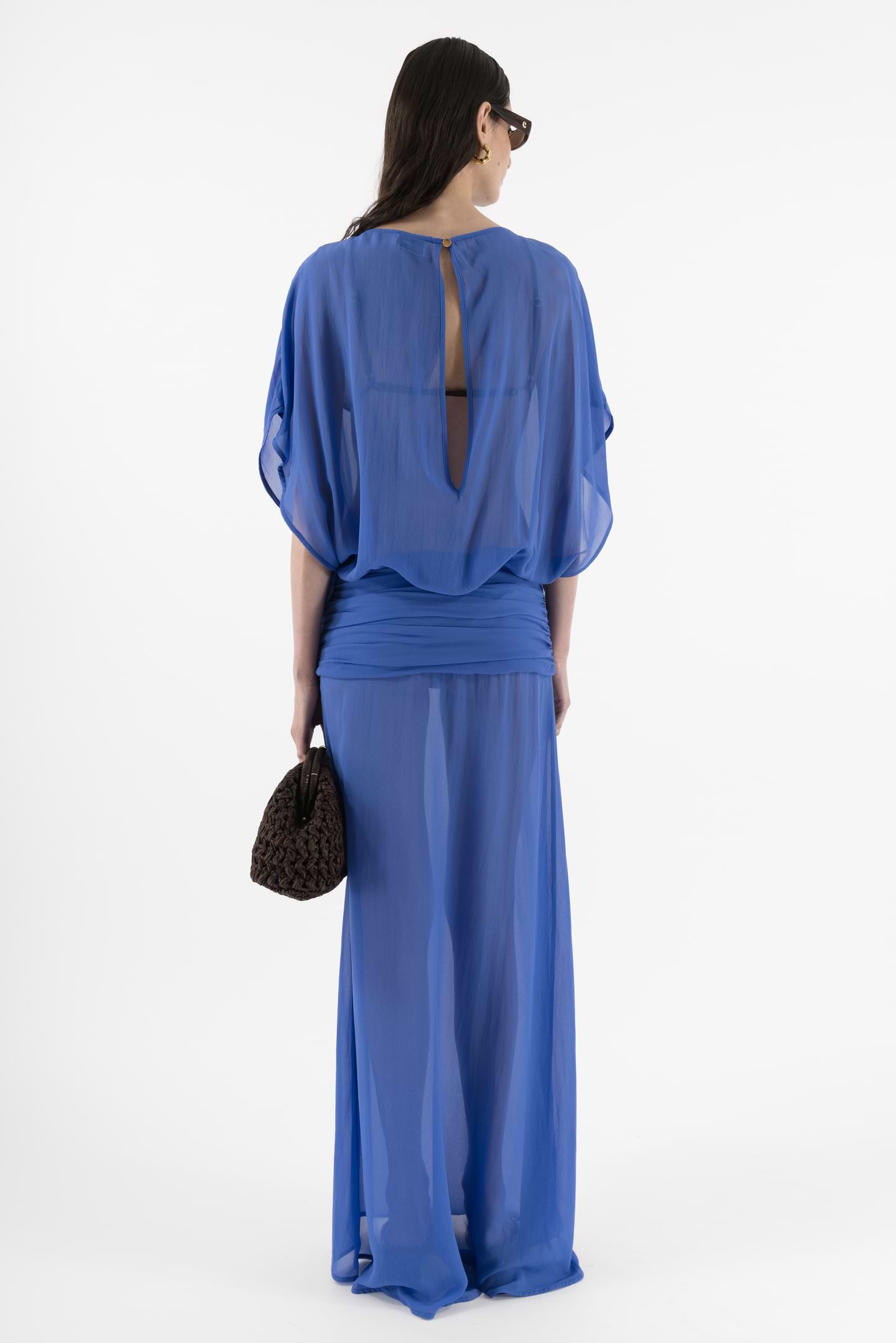 Low Waist Silk Dress