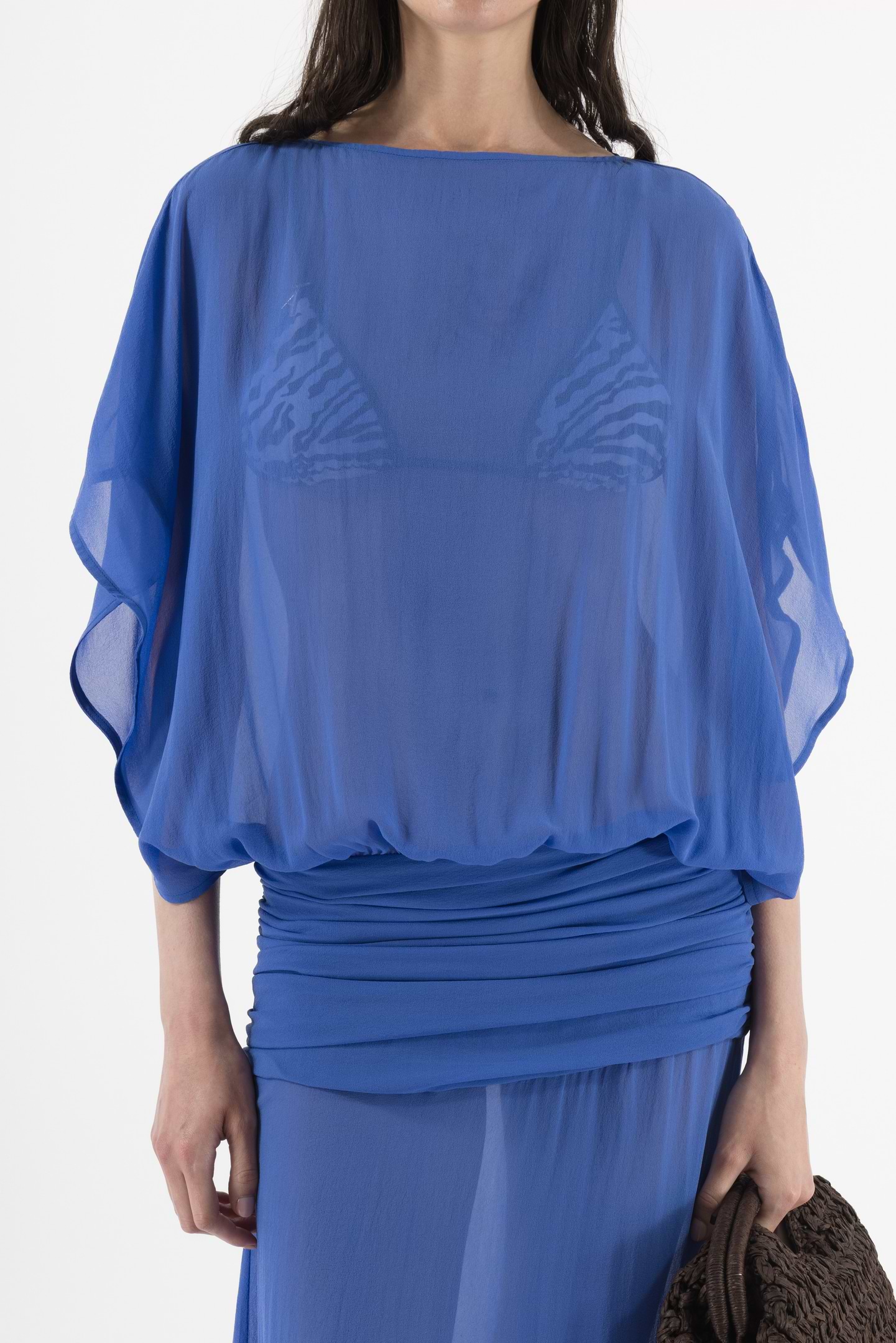Low Waist Silk Dress