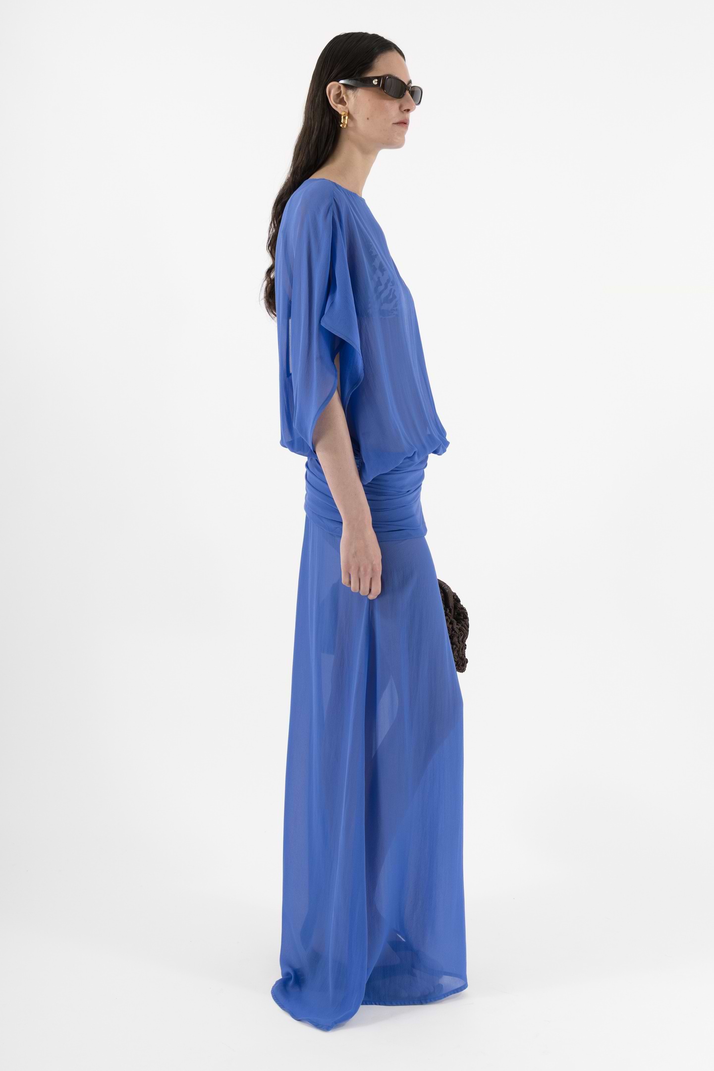 Low Waist Silk Dress