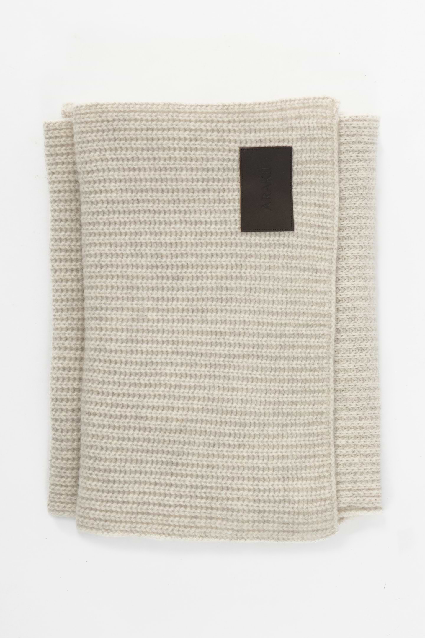 Heavy Knit Frill Scarf