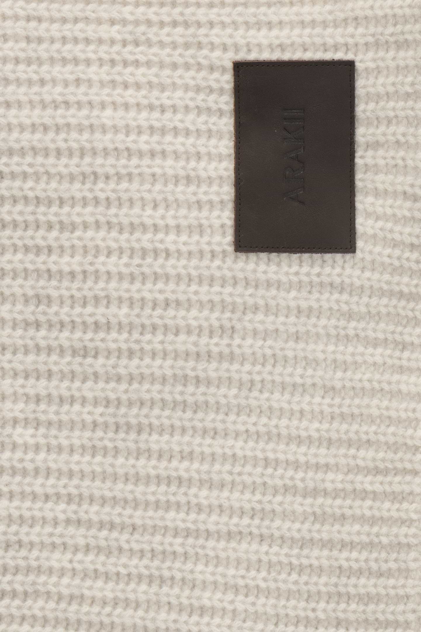 Heavy Knit Frill Scarf