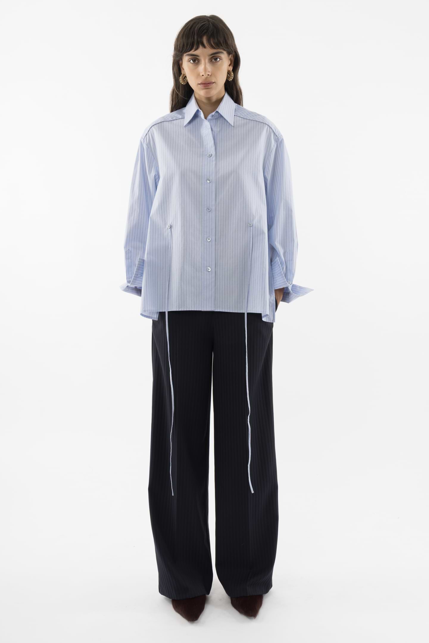 Oversized Slit Shirt
