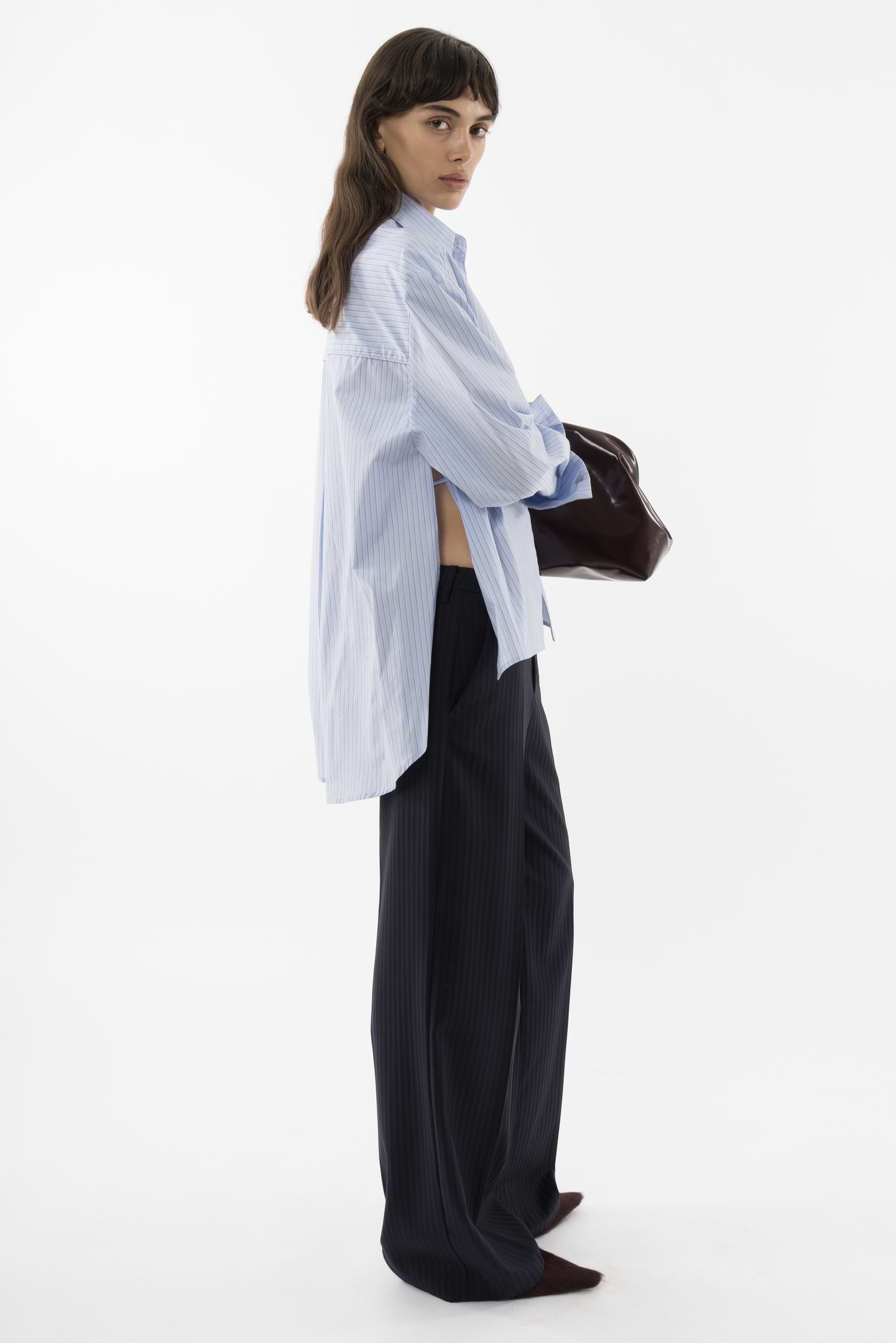 Oversized Slit Shirt