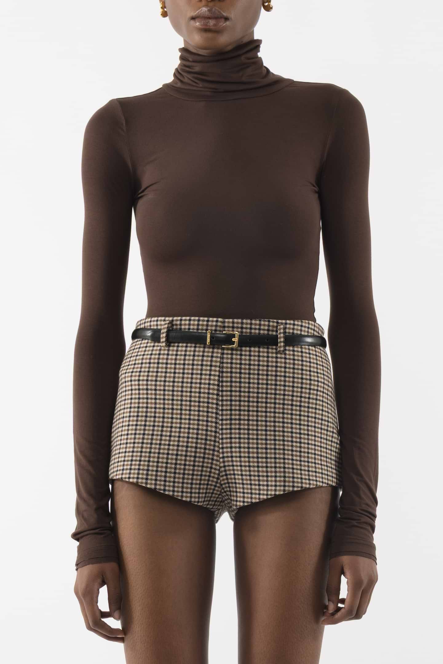 Checked Shorts