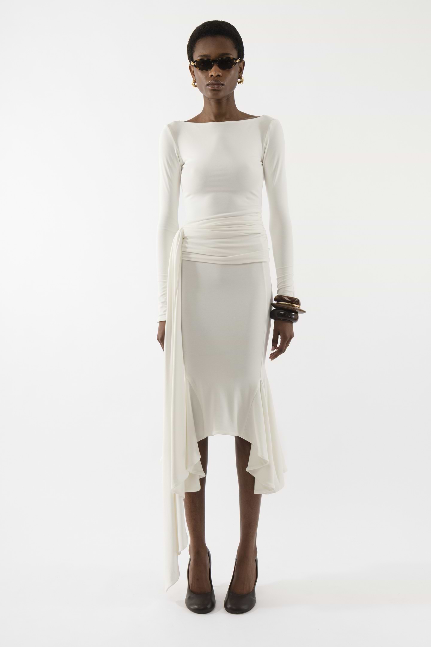 Jersey Ankle Skirt