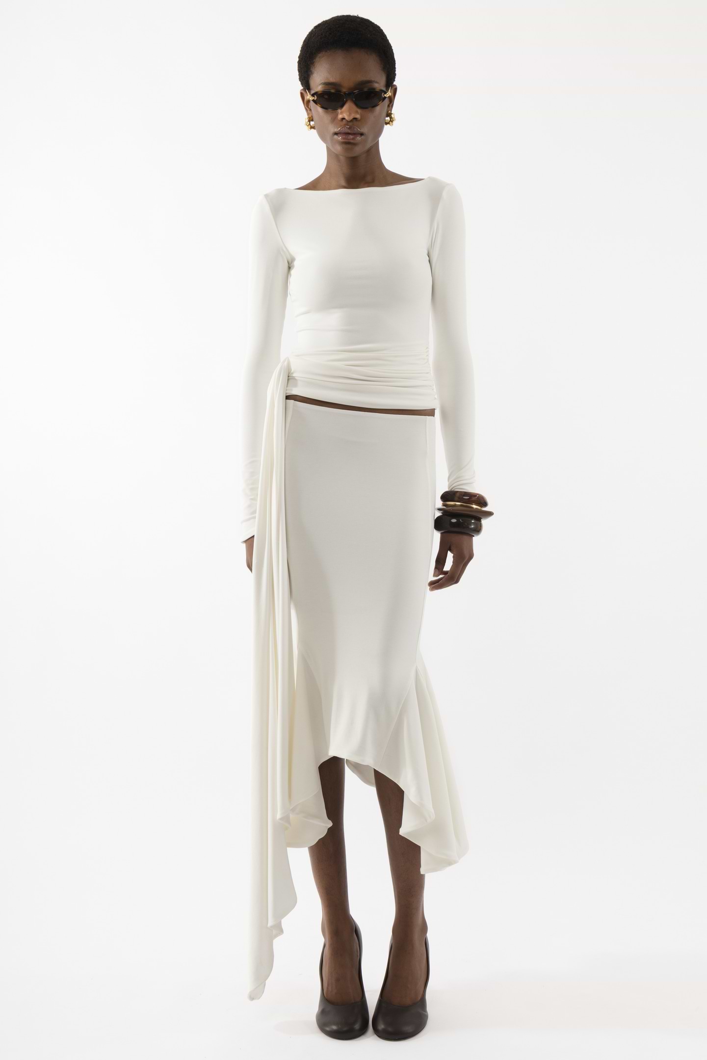 Jersey Ankle Skirt