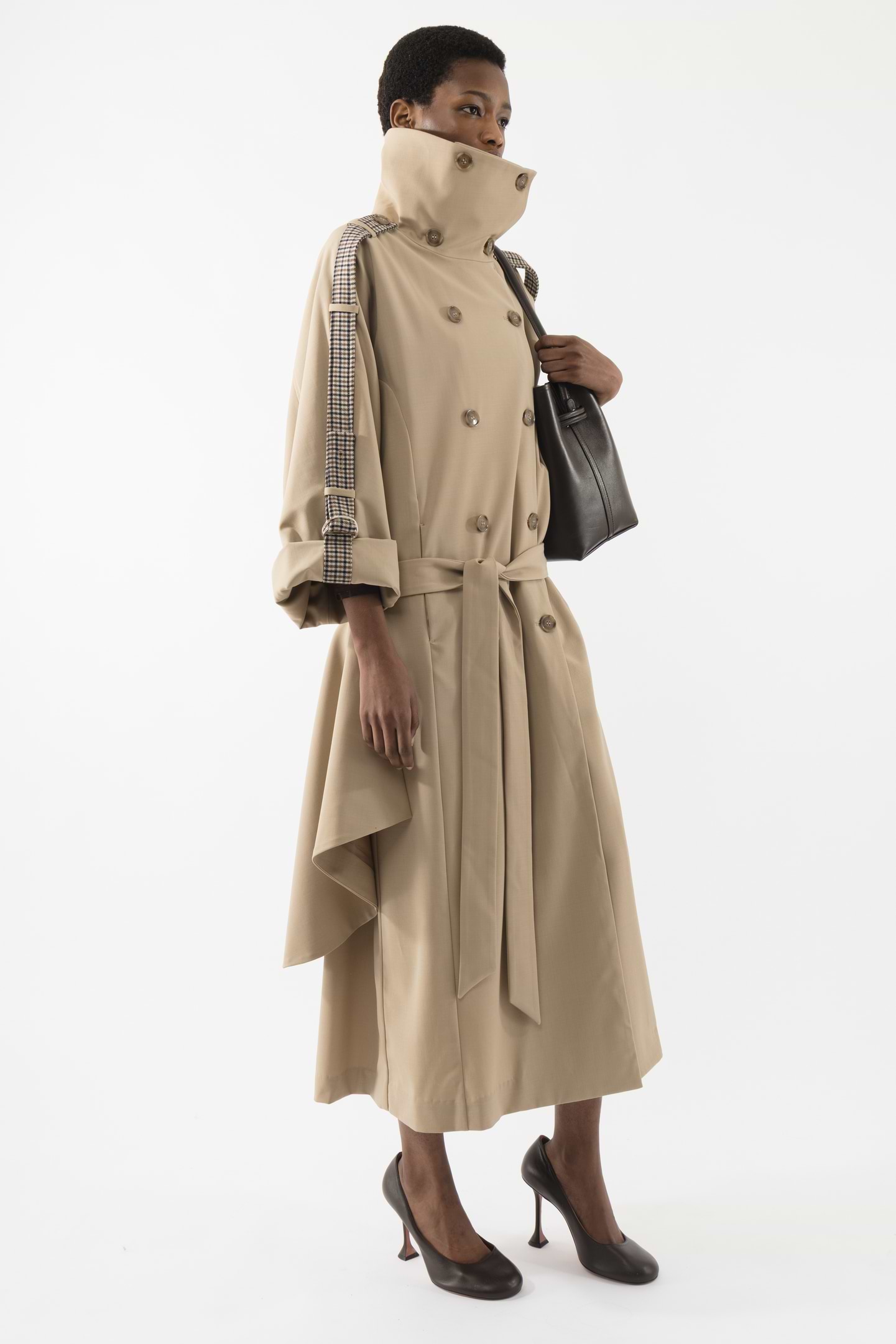 【美品】eaphi multi way volume trench coat Eaphi multi way volume trench coat