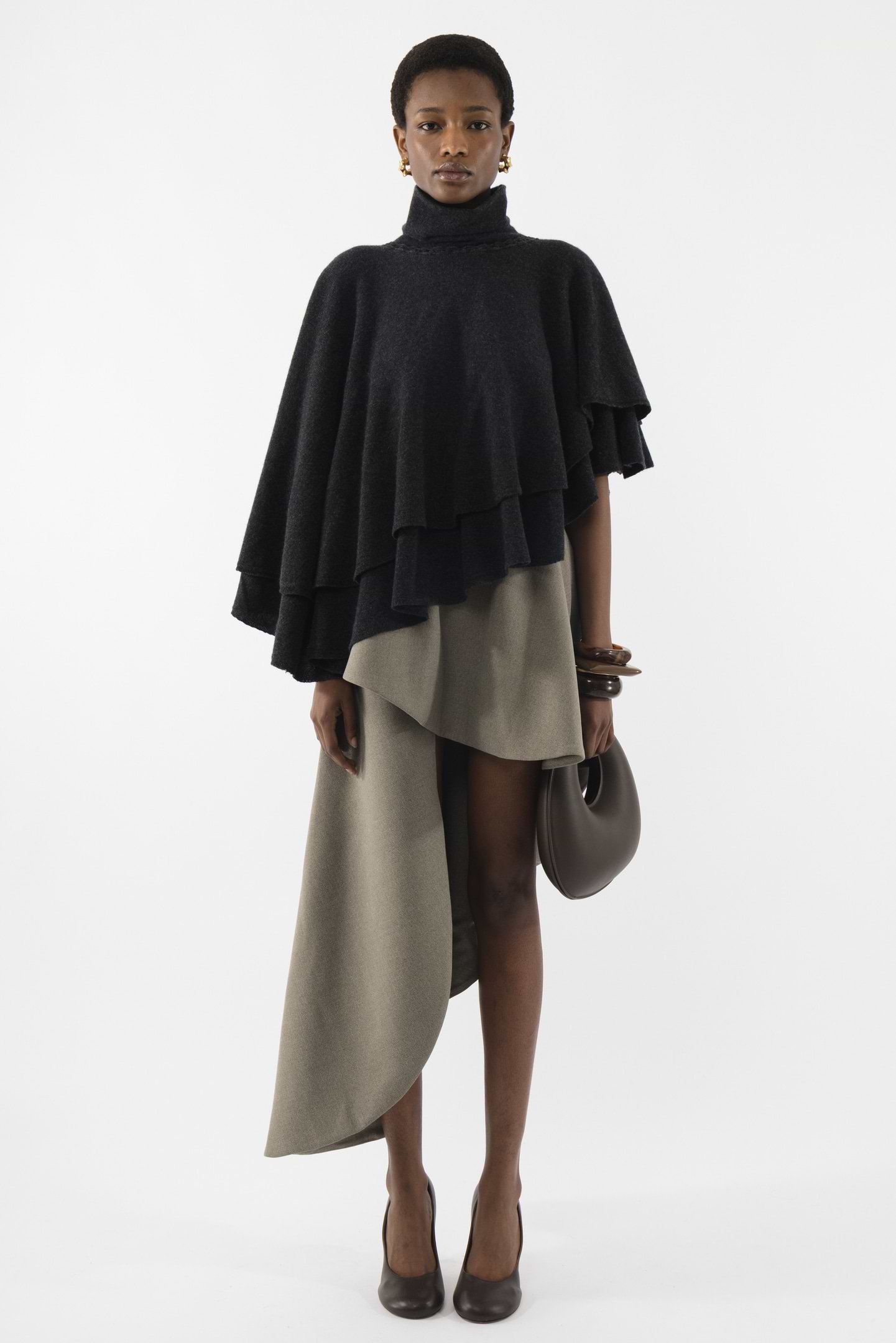 Flowy Knitted Cape