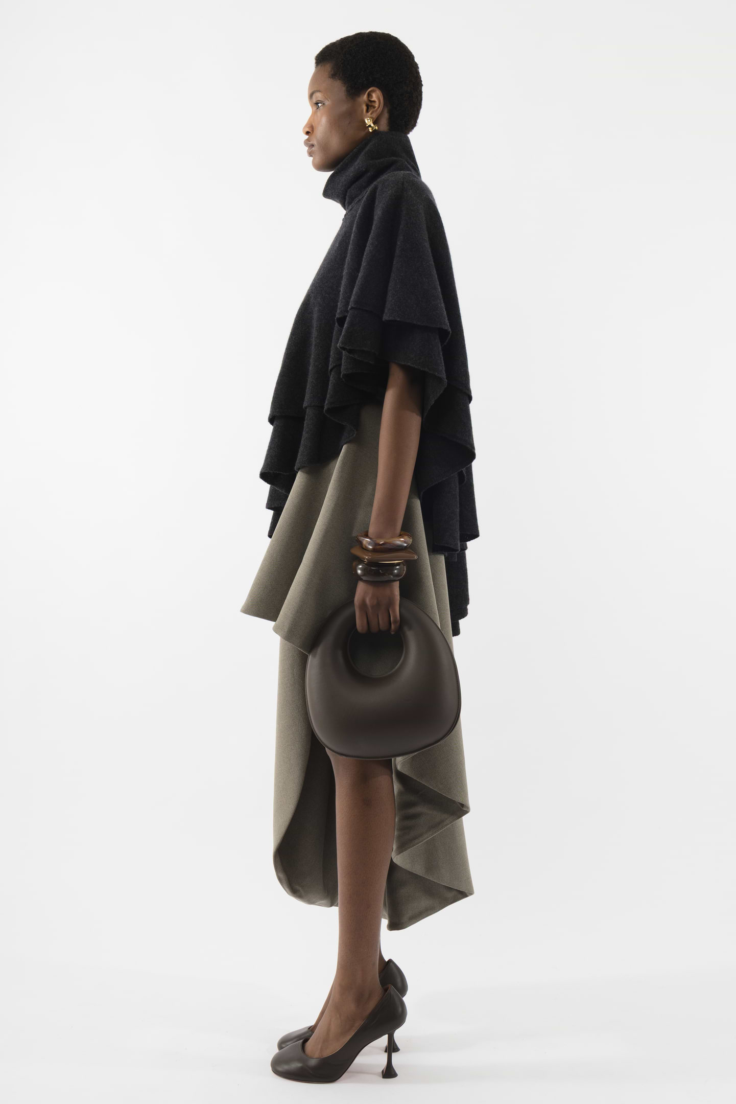 Flowy Knitted Cape