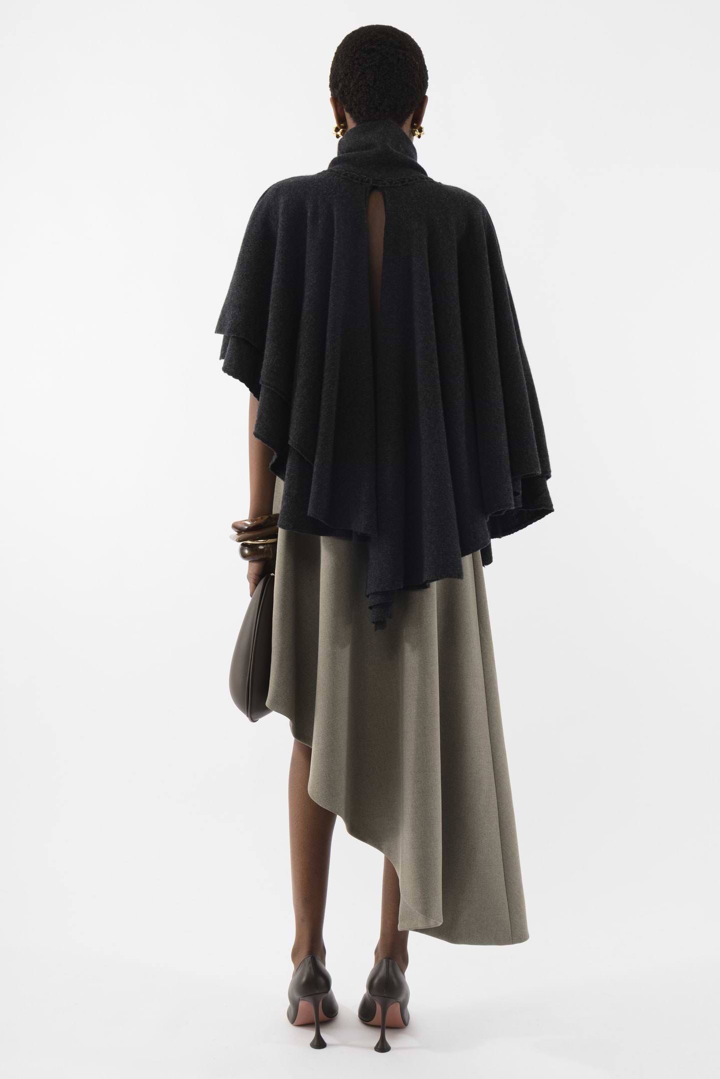Flowy Knitted Cape