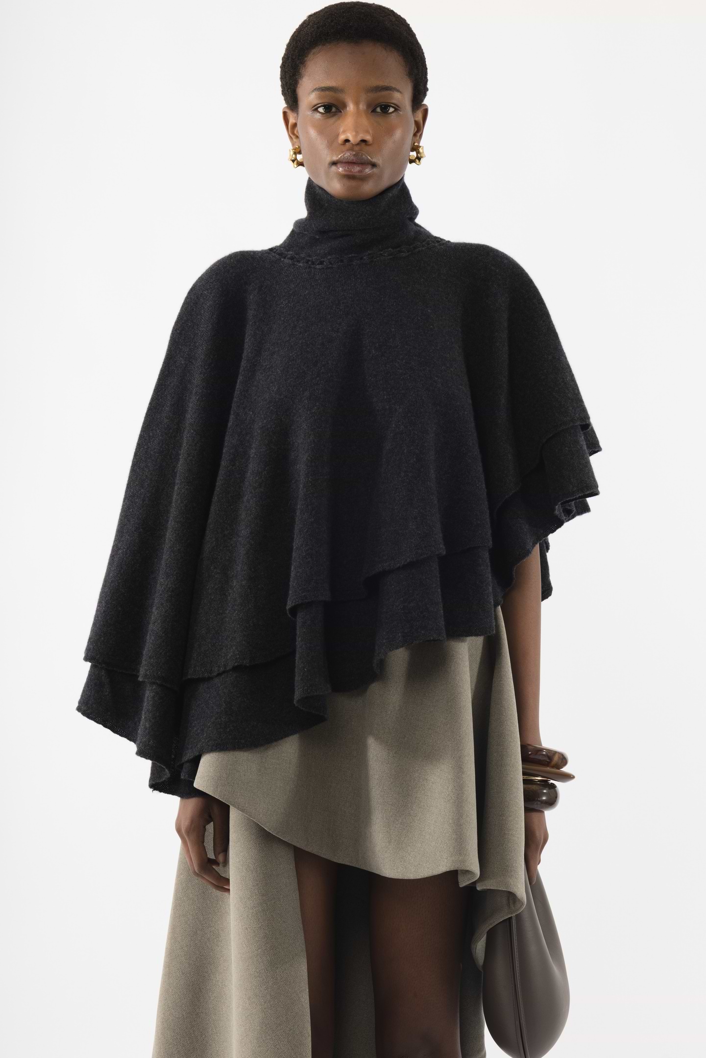 Flowy Knitted Cape