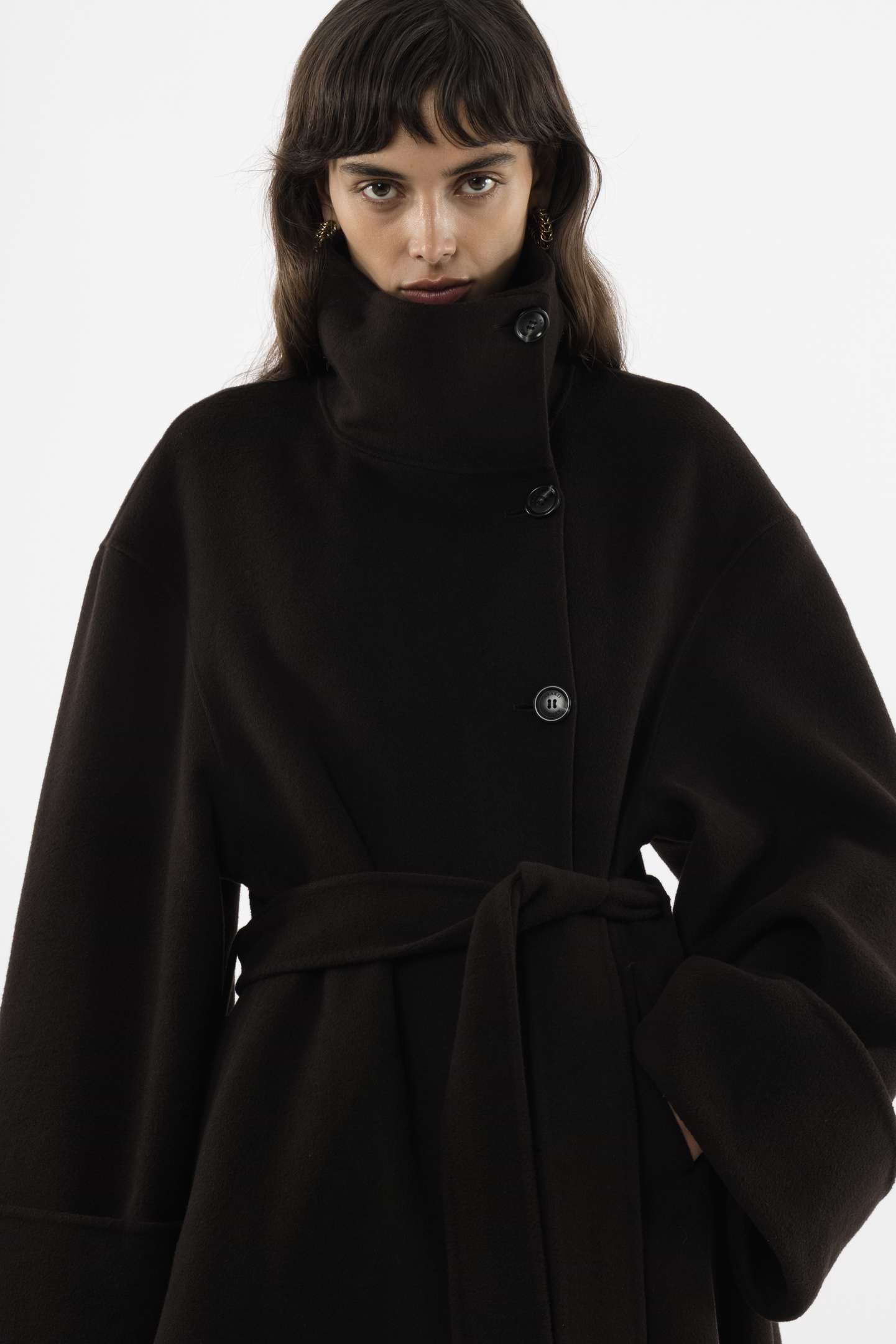 Double Faced Wool Coat - Arakii