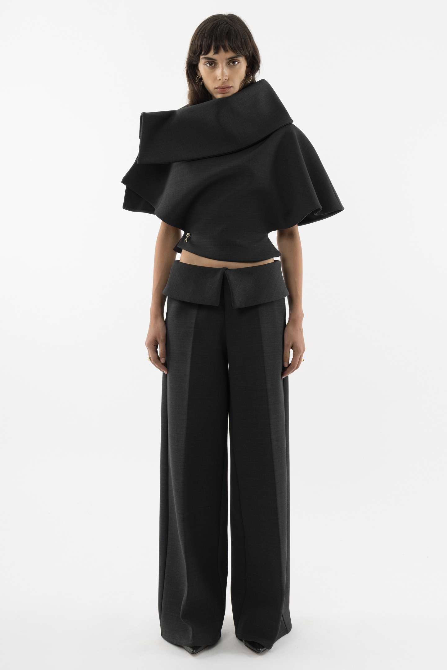 Structured Wool Pants