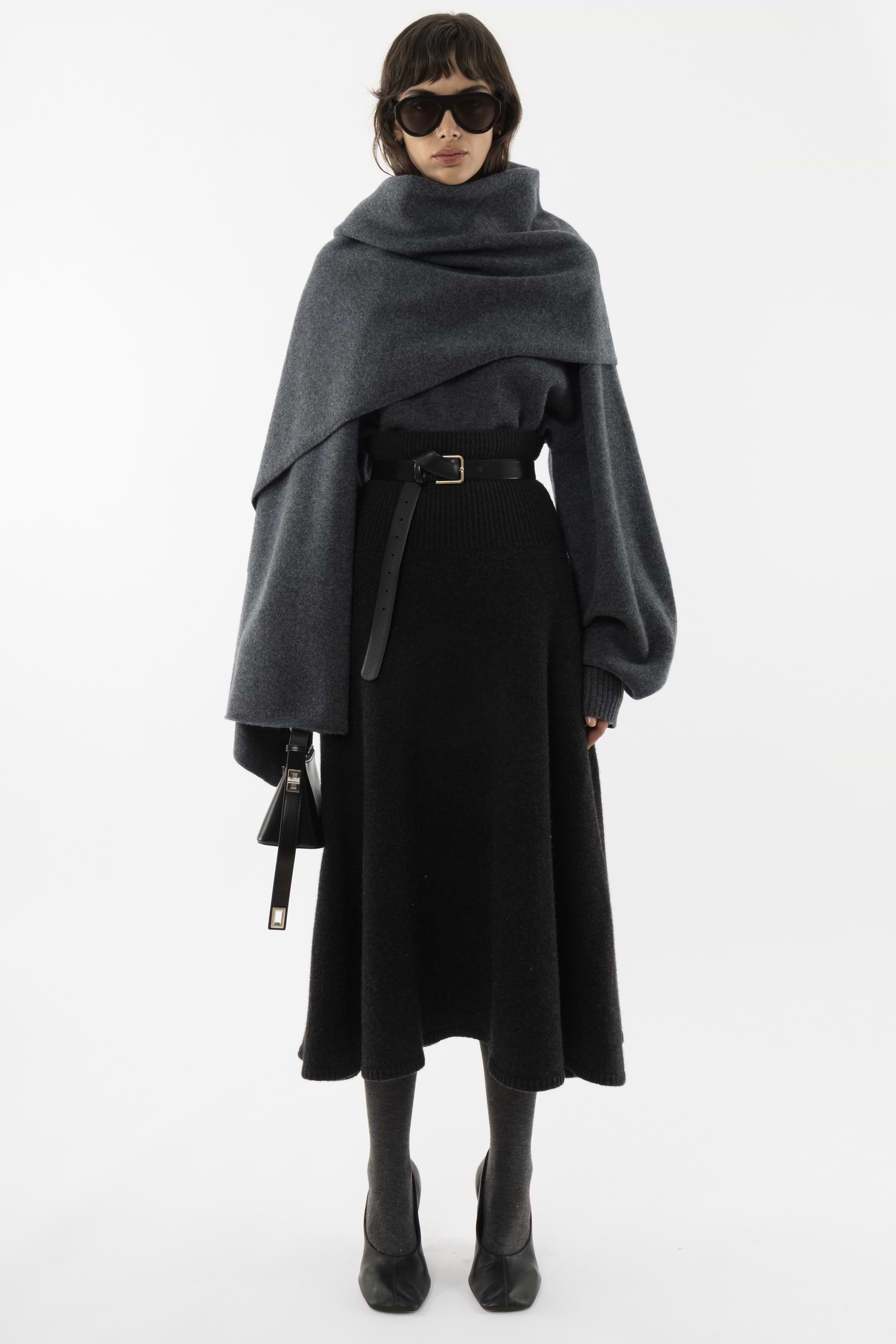 Knitted Flared Skirt