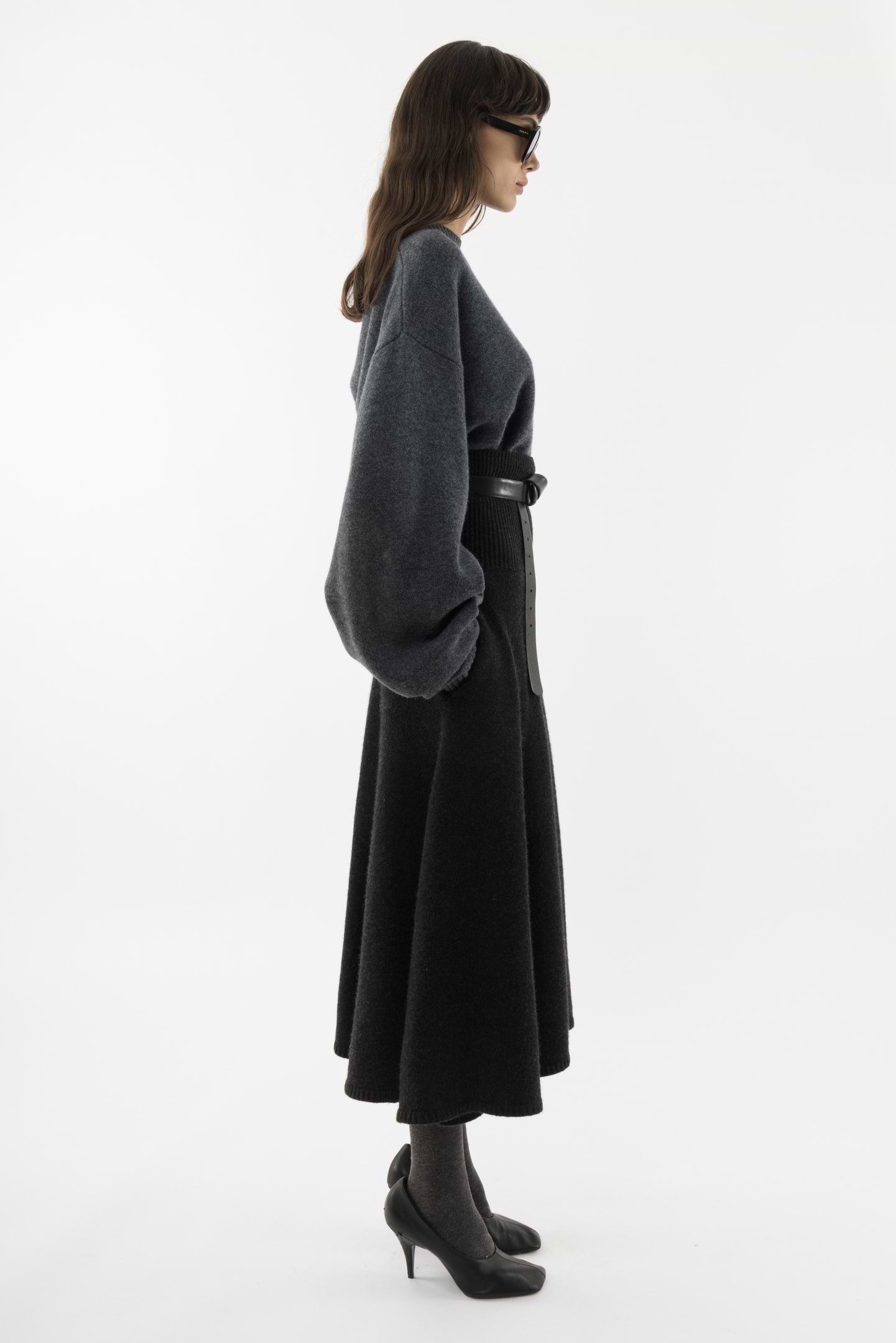 Knitted Flared Skirt