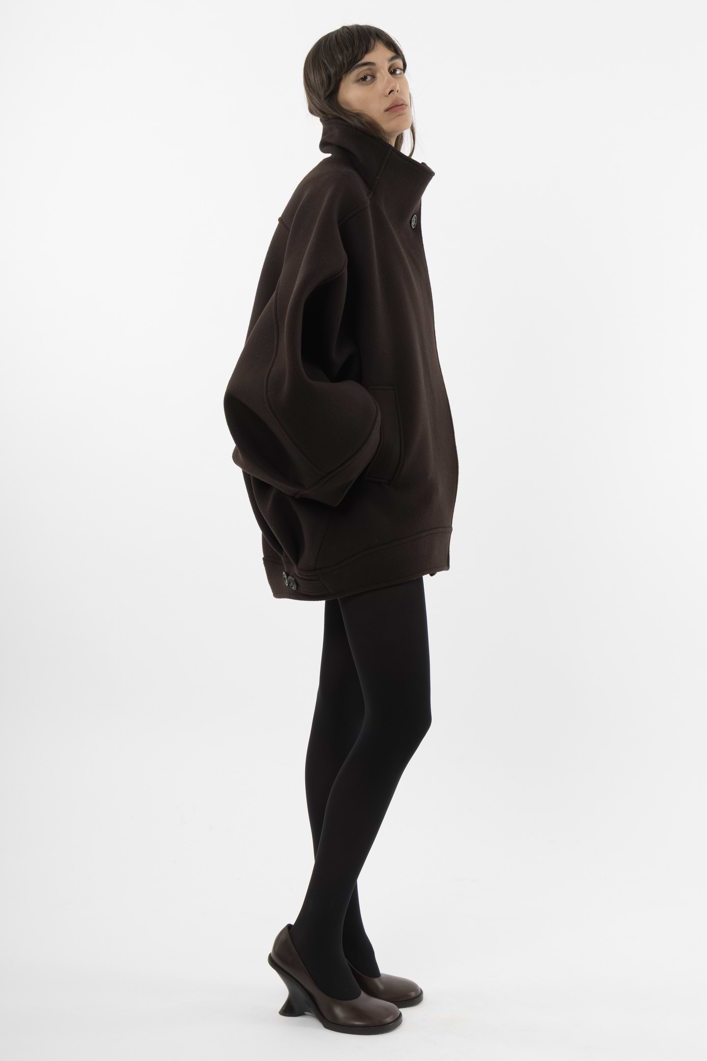 Voluminous Wool Jacket