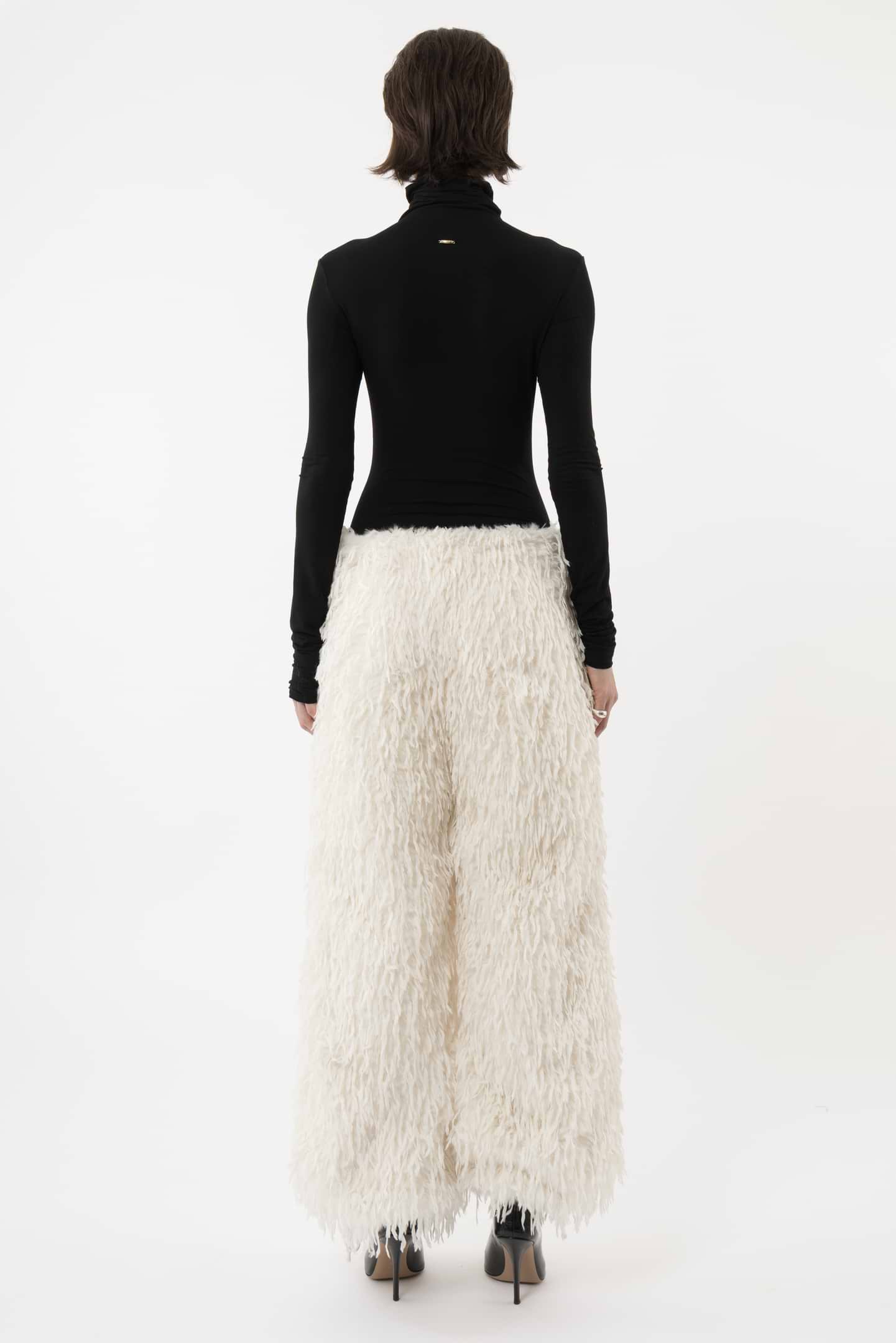 Oversized Feather Pants