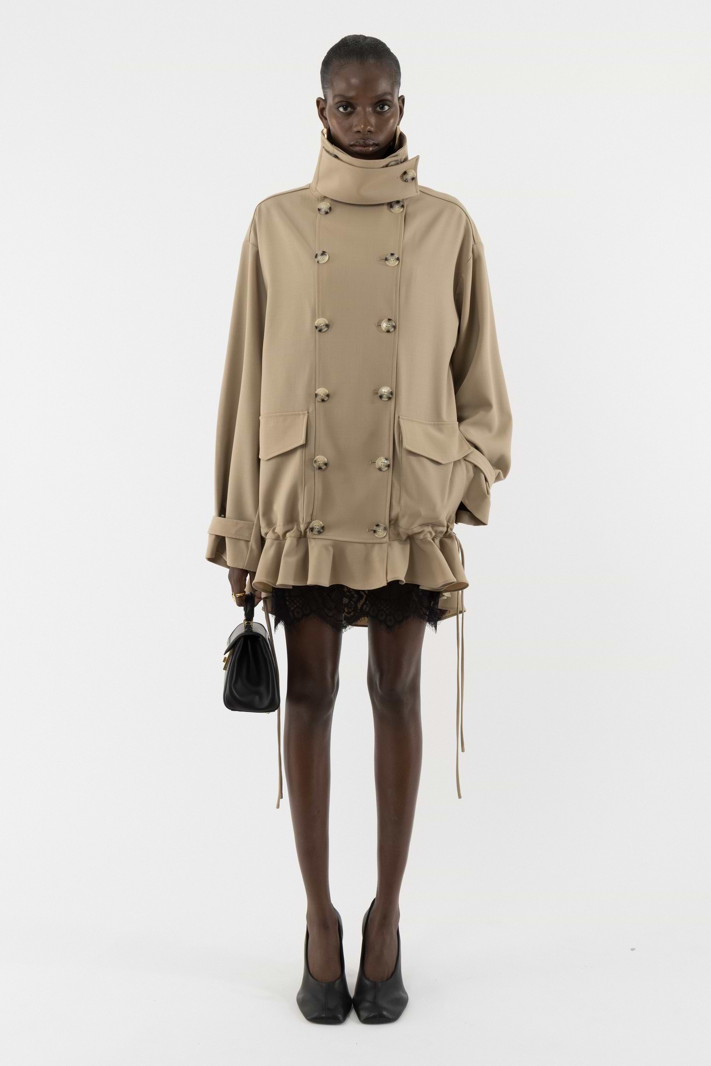 sheller 新品 classical jacket dress Frill Jacket Dress - Arakii