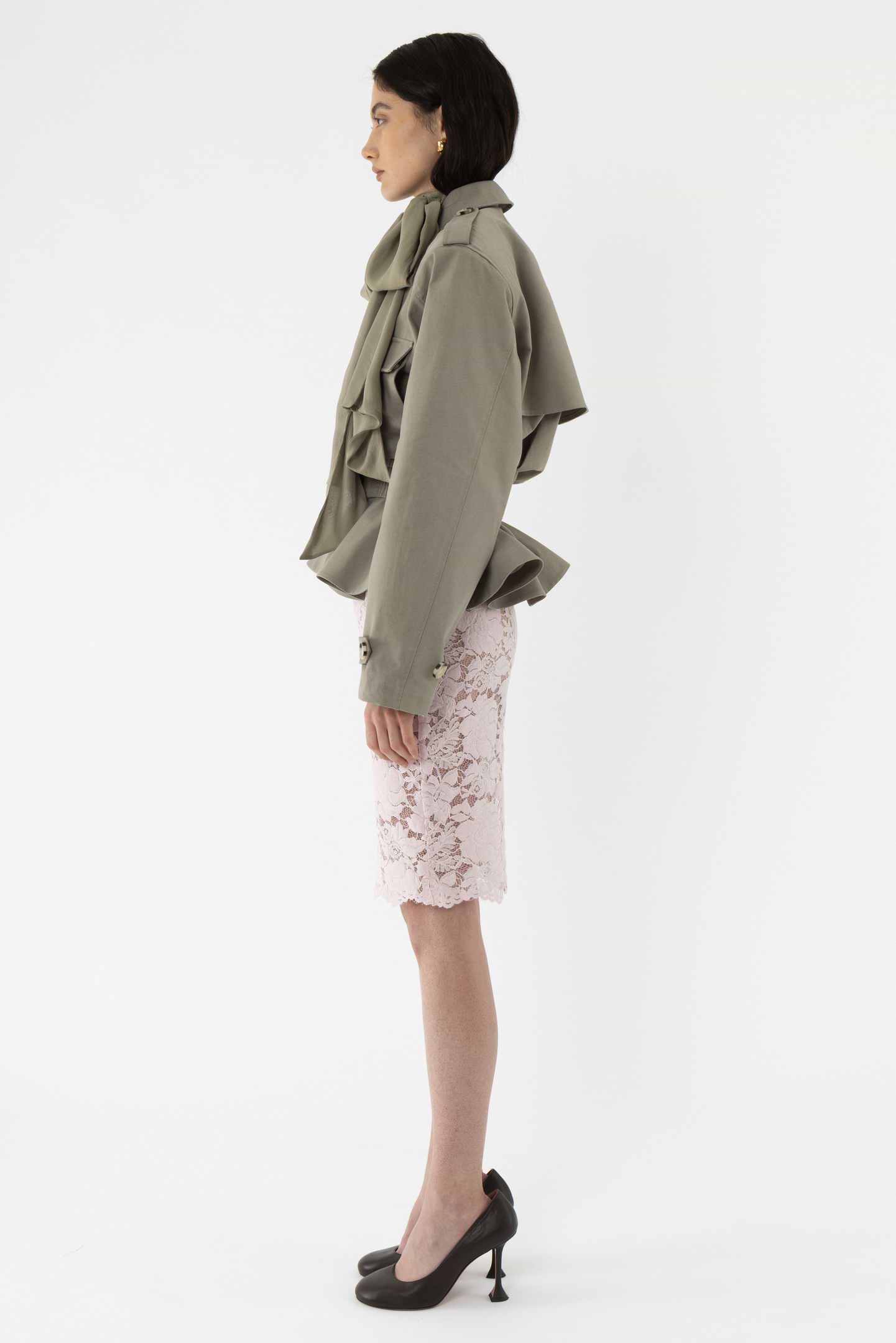 Cropped Cotton Jacket