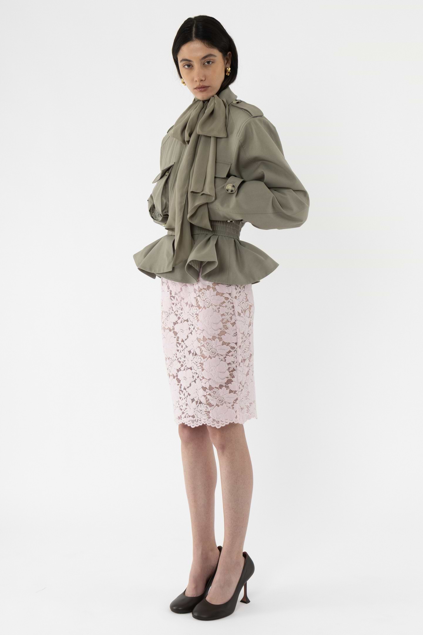 Cropped Cotton Jacket