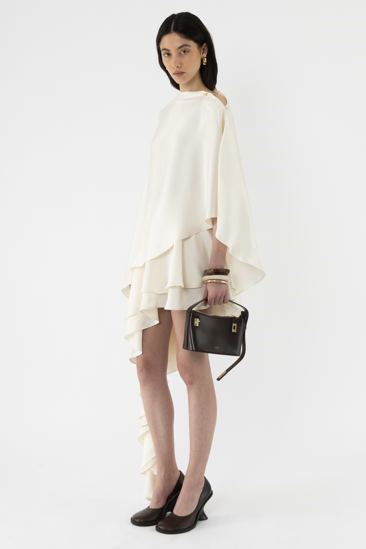 Asymmetric Viscose Skirt