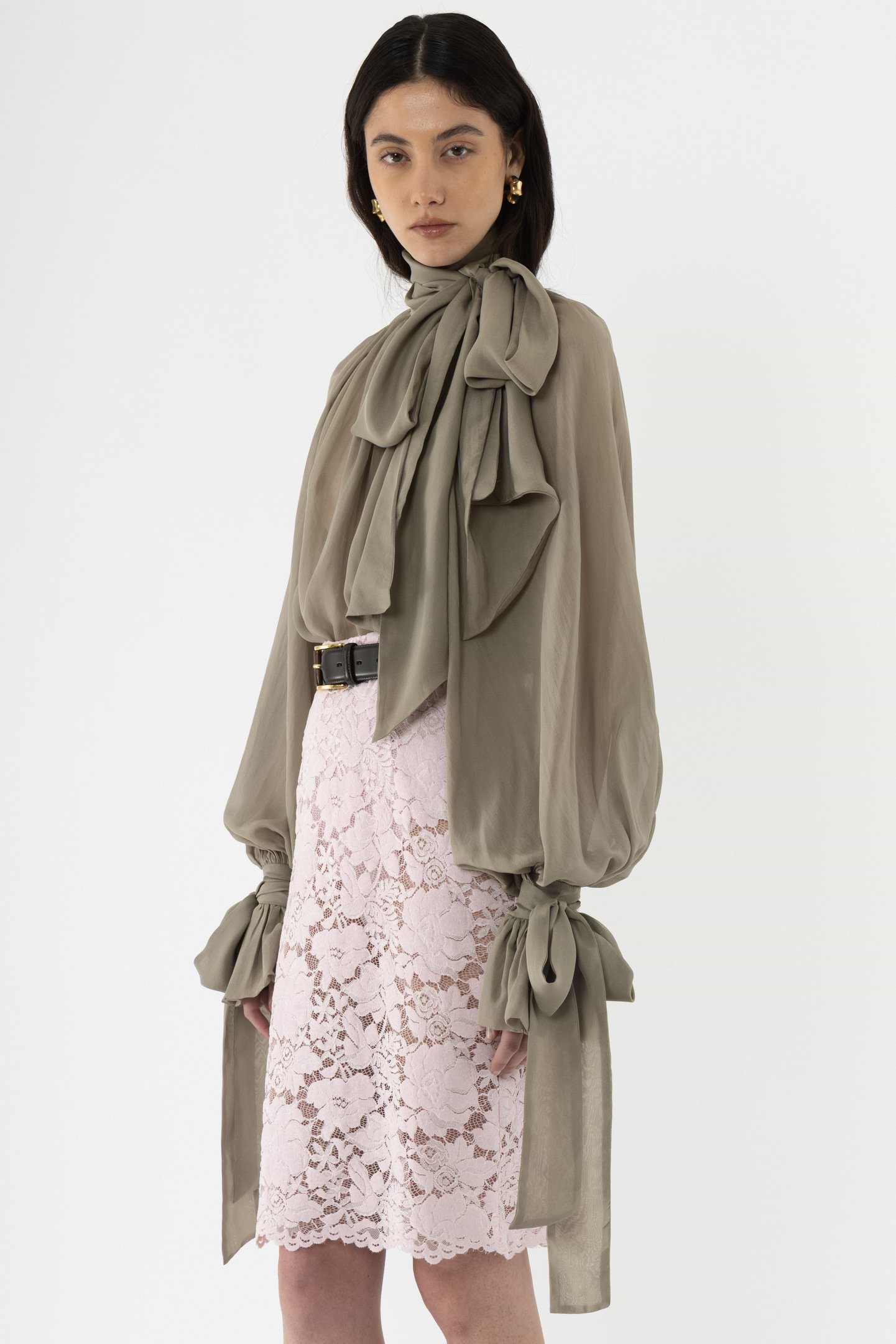 Silk Balloon Blouse - Arakii