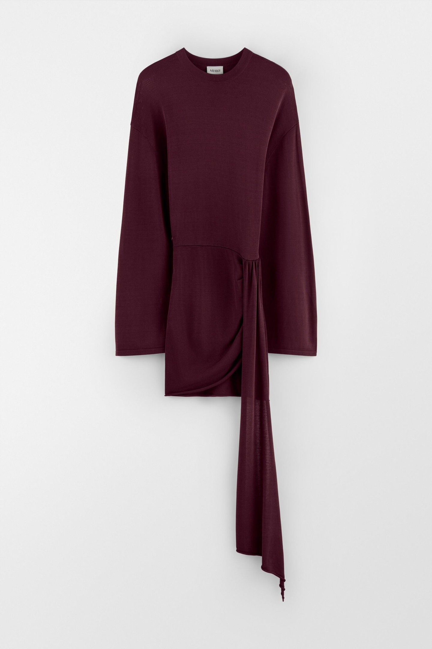 Drape Longsleeve Dress