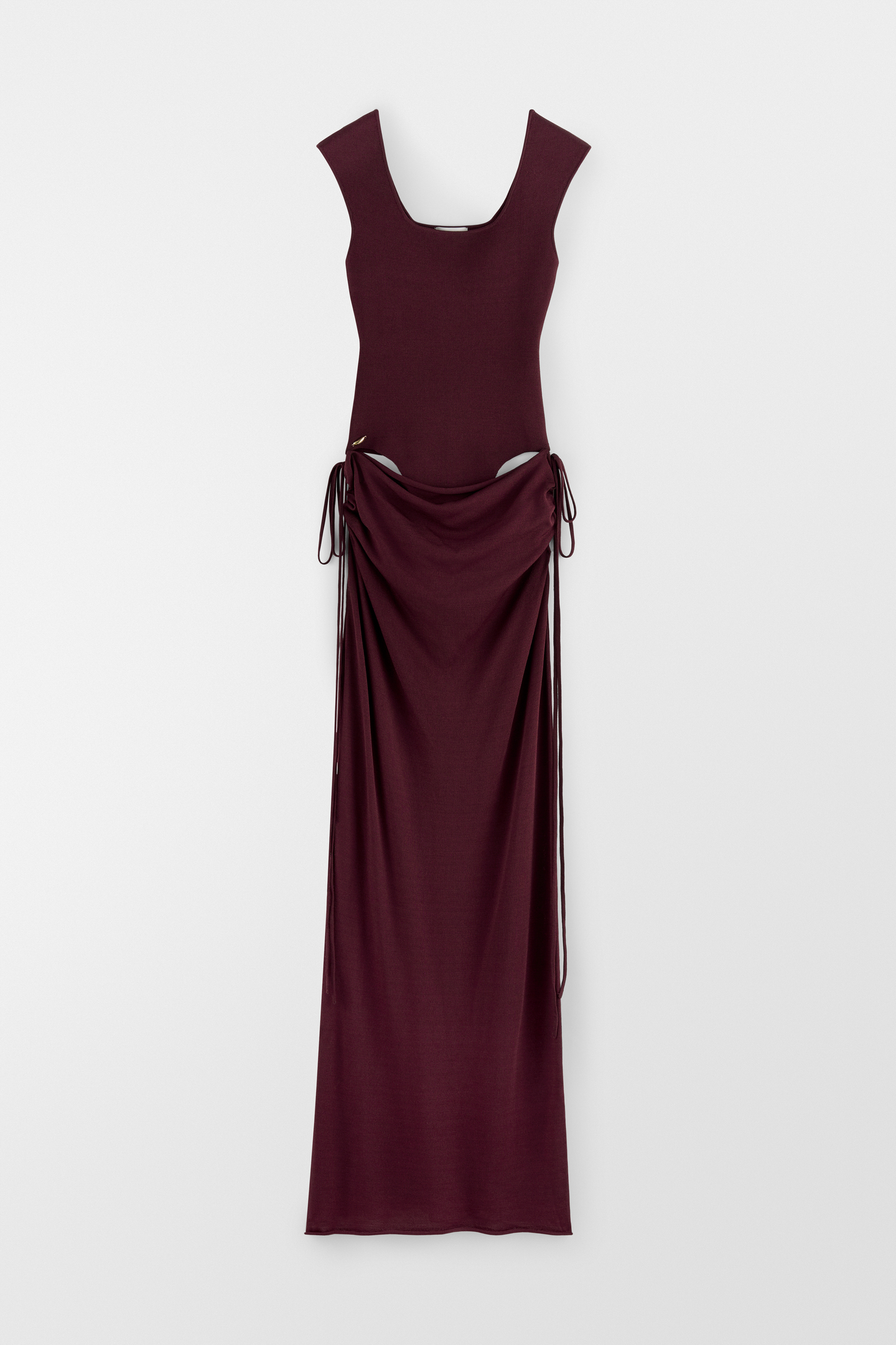 Draped Cut Out Dress