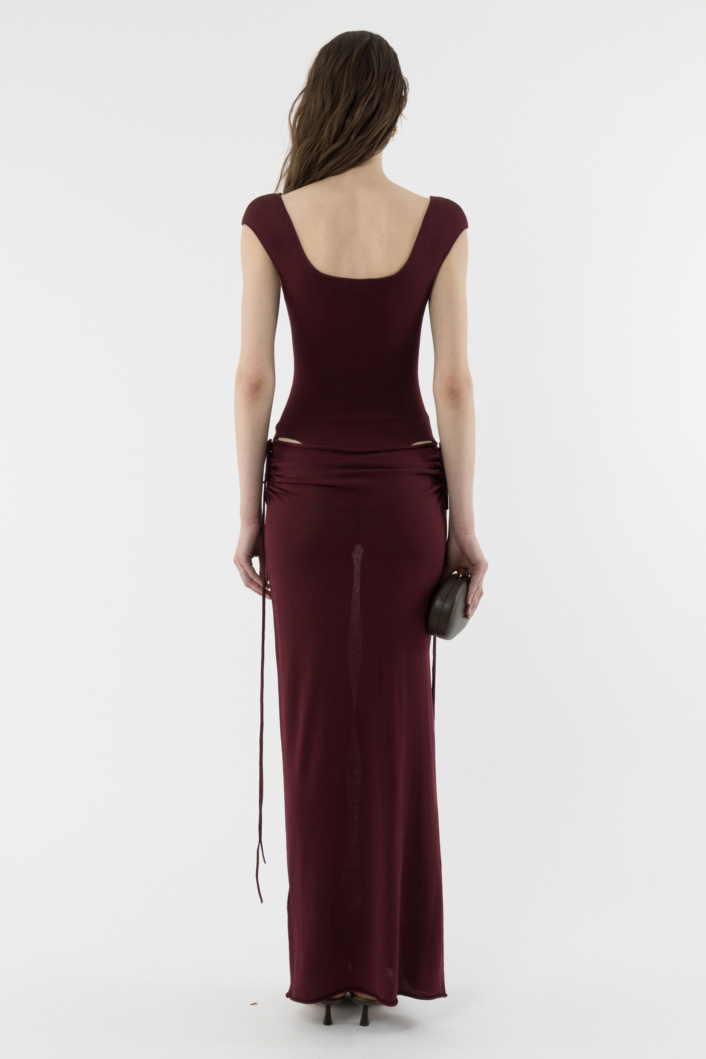 Draped Cut Out Dress