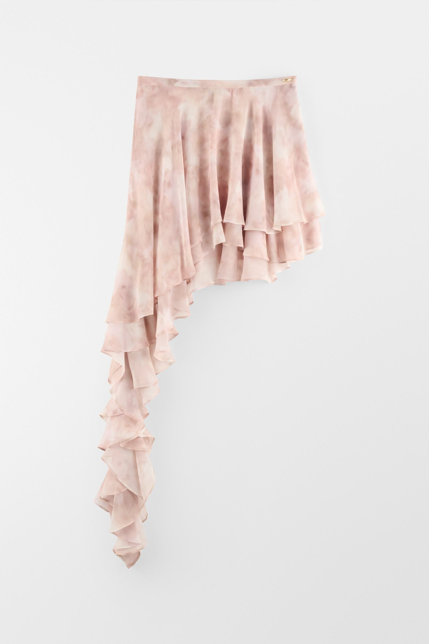 Asymmetric Silk Skirt